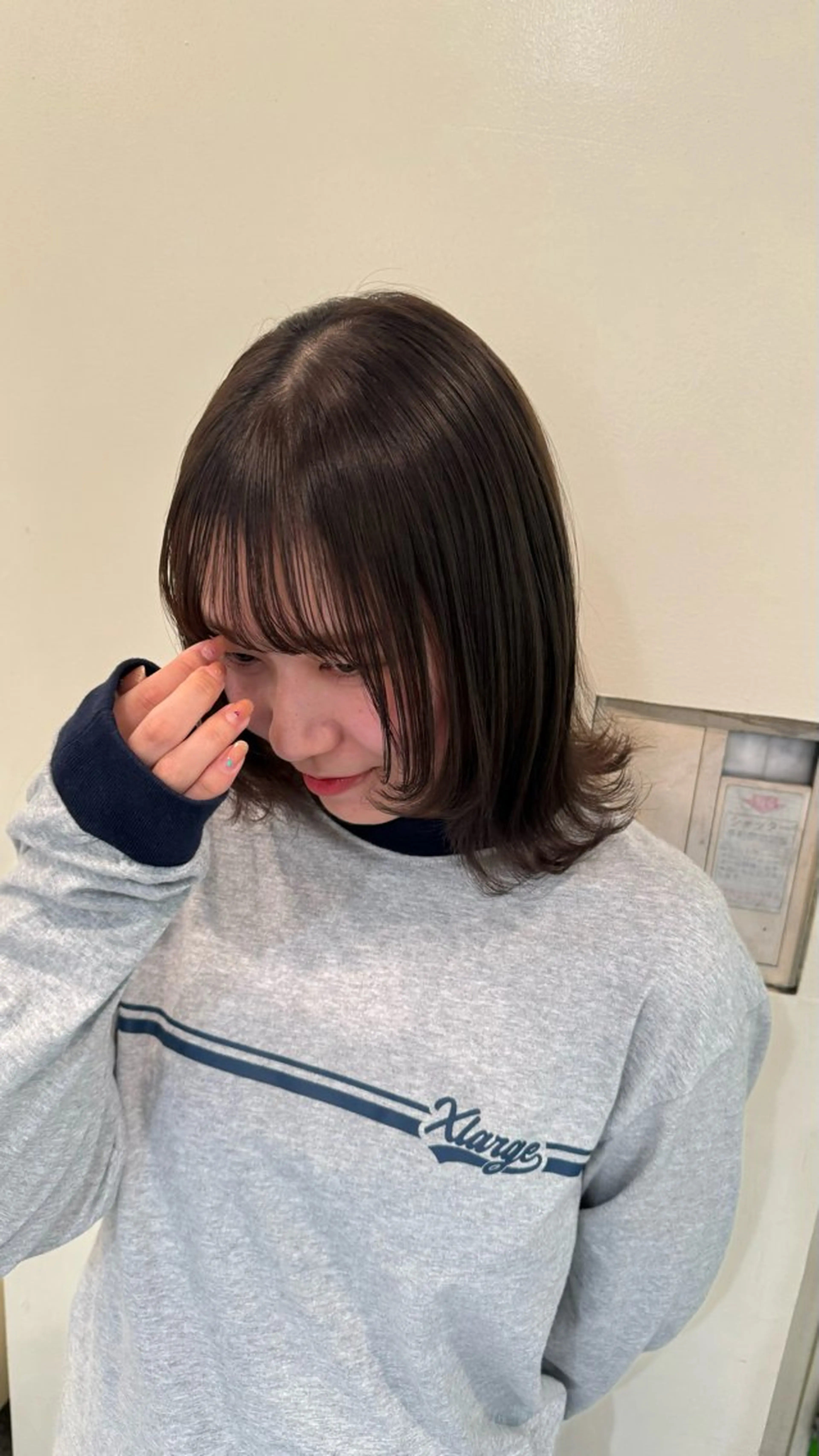 カラー 田中 日菜のヘアスタイル