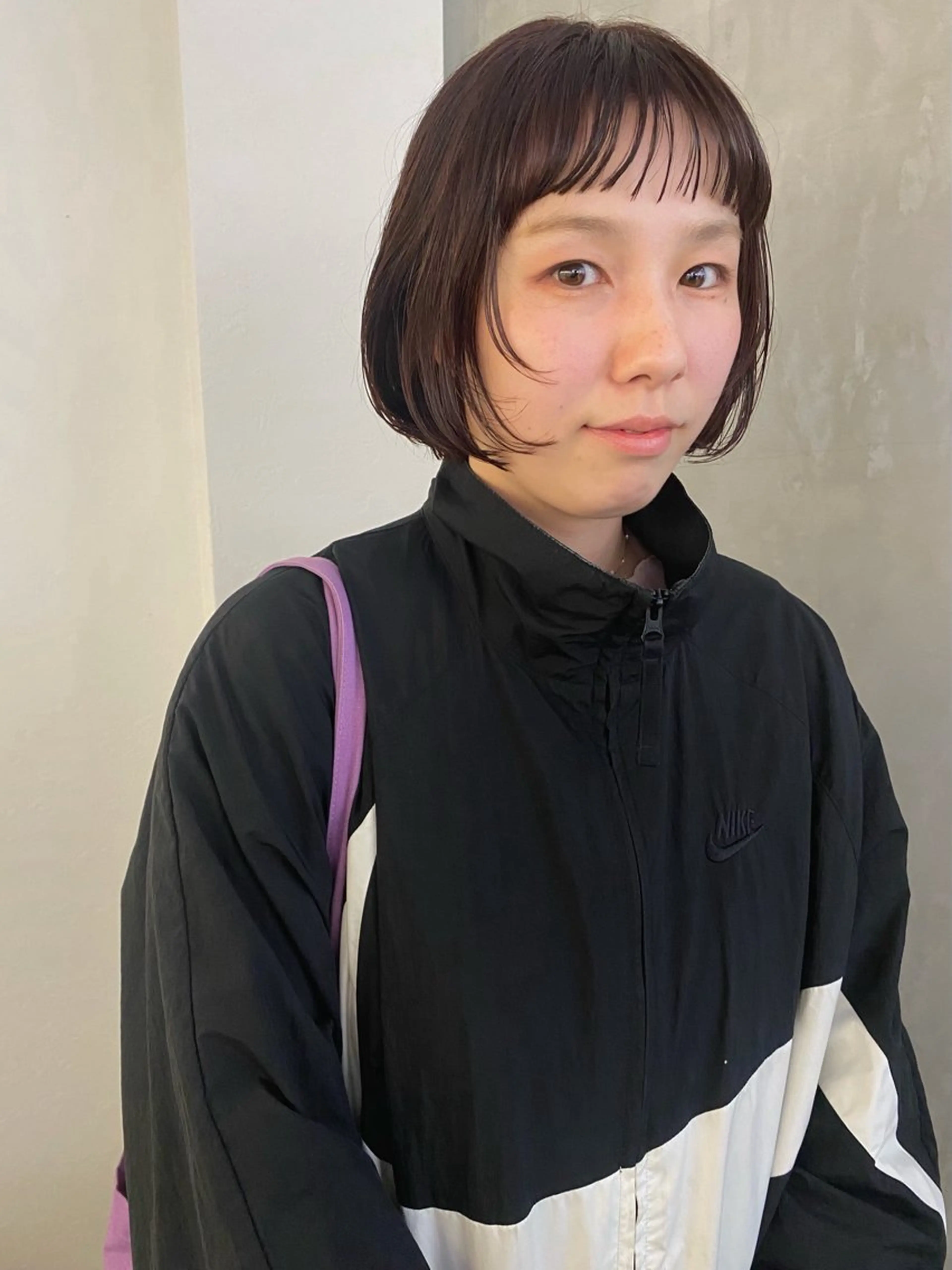 ショート カラー ボルドーカラー ブラウンカラー カット ヘアカラー トリートメント 森貴裕/ベージュ/ パーマ/オリーブのヘアスタイル