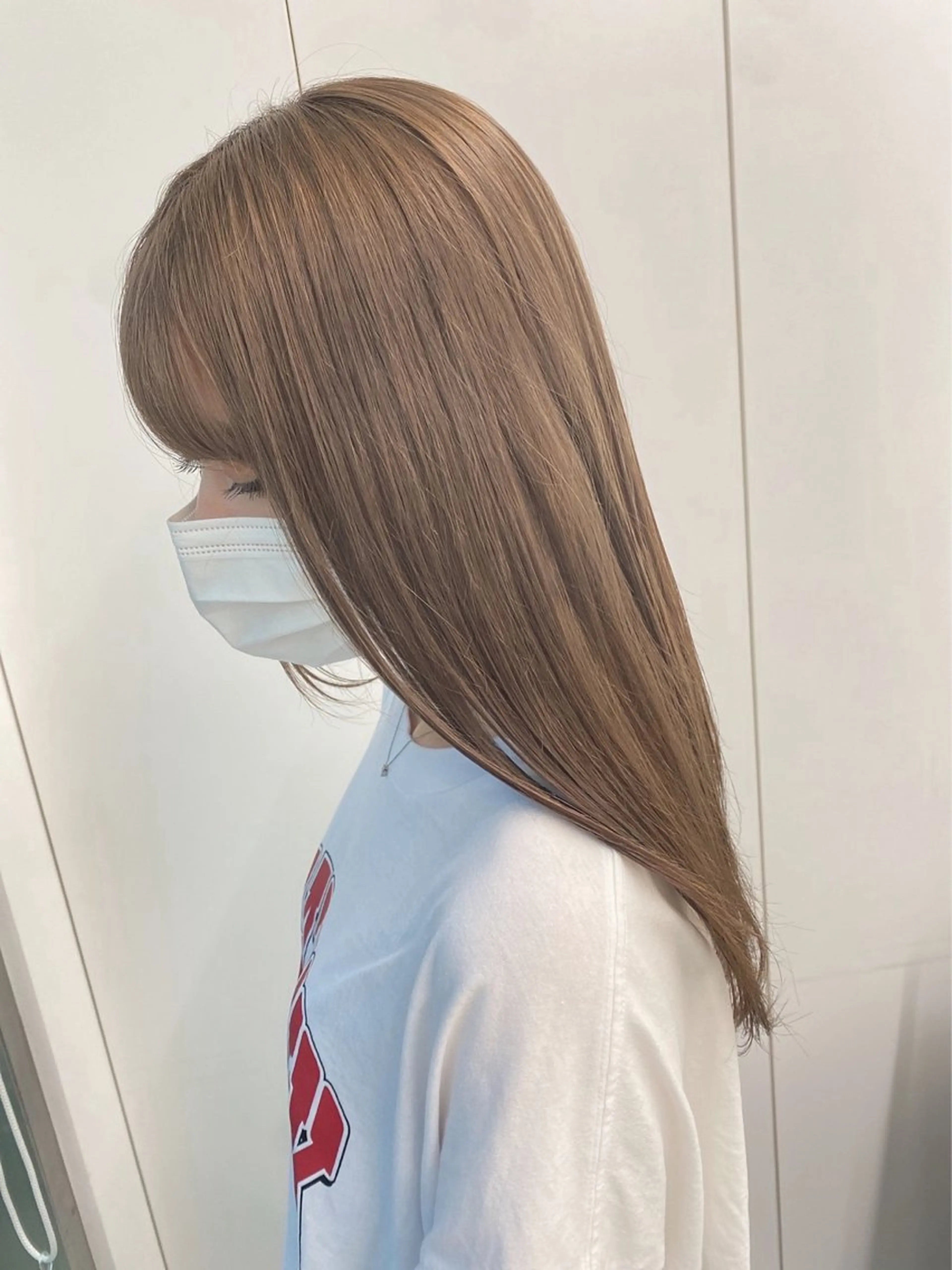 ロング カラー ヘアアレンジ トレンドモテカラー 🩷色落ちまで可愛くのヘアスタイル