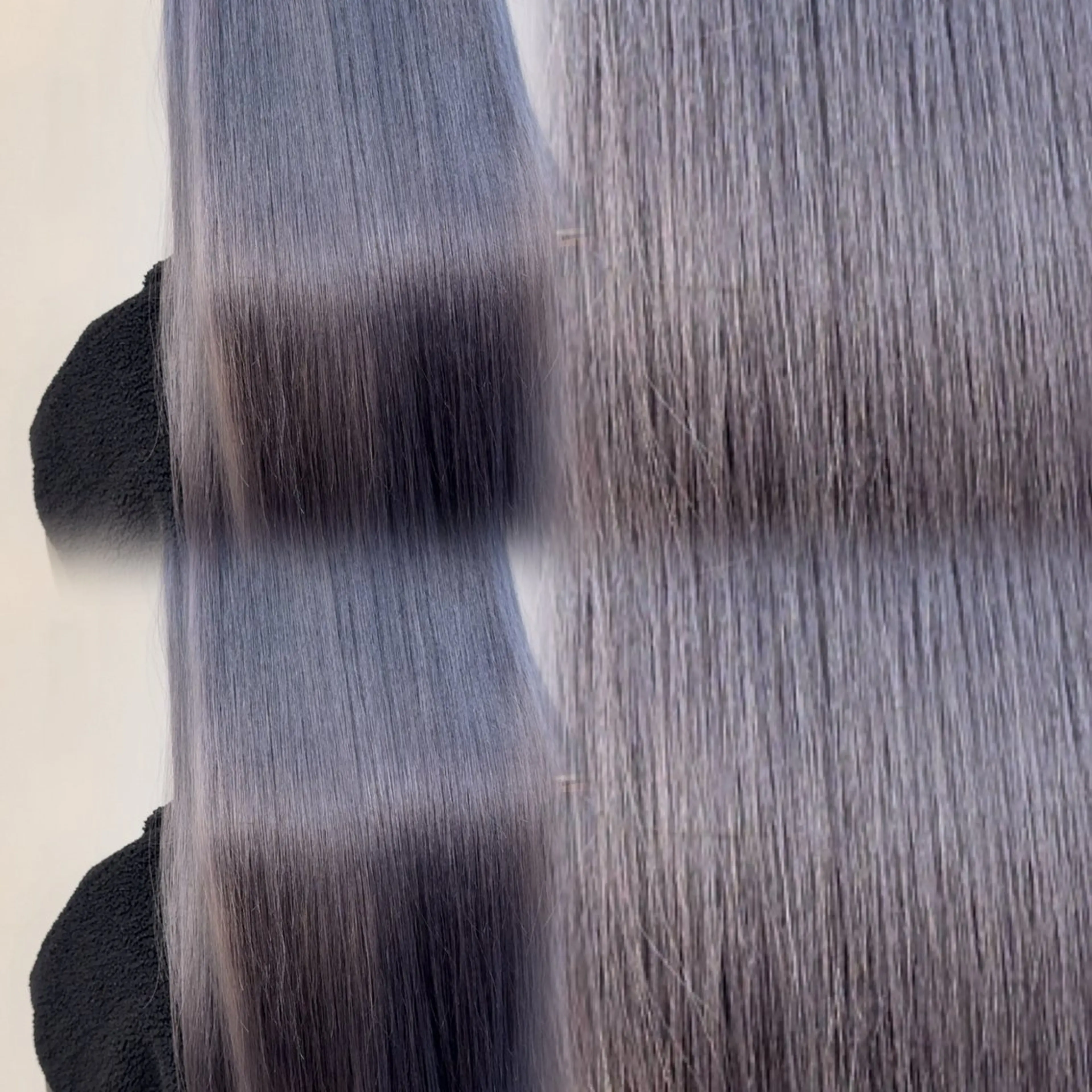 セミロング カラー パーマ ベージュカラー ブリーチ 透明感カラー ダブルカラー ハイトーンカラー ヘアカラー 縮毛矯正 トリートメント ブリーチ矯正💐 ミルクティー💐ナオのヘアスタイル