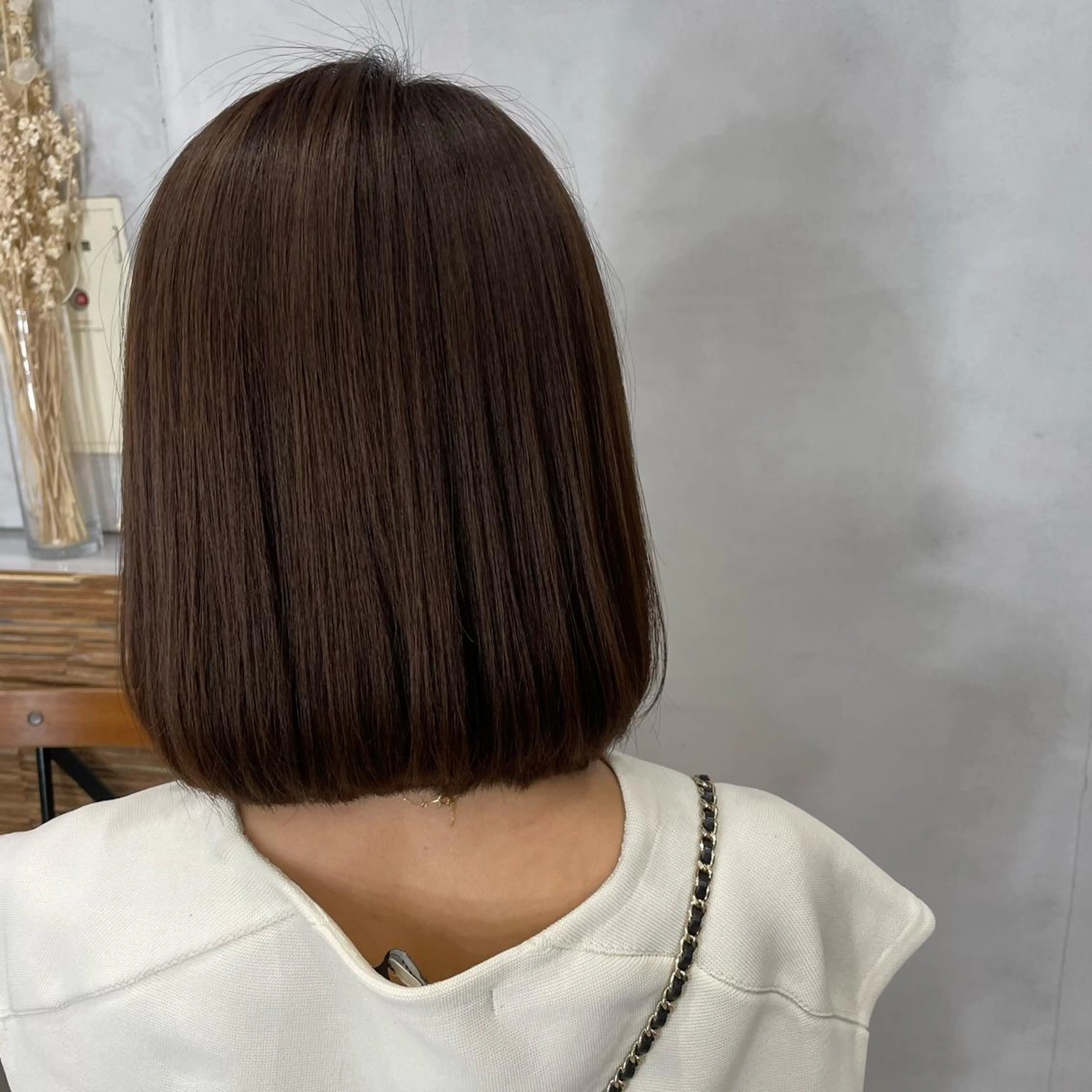 ミディアム 縮毛矯正 樋口 功樹のヘアスタイル