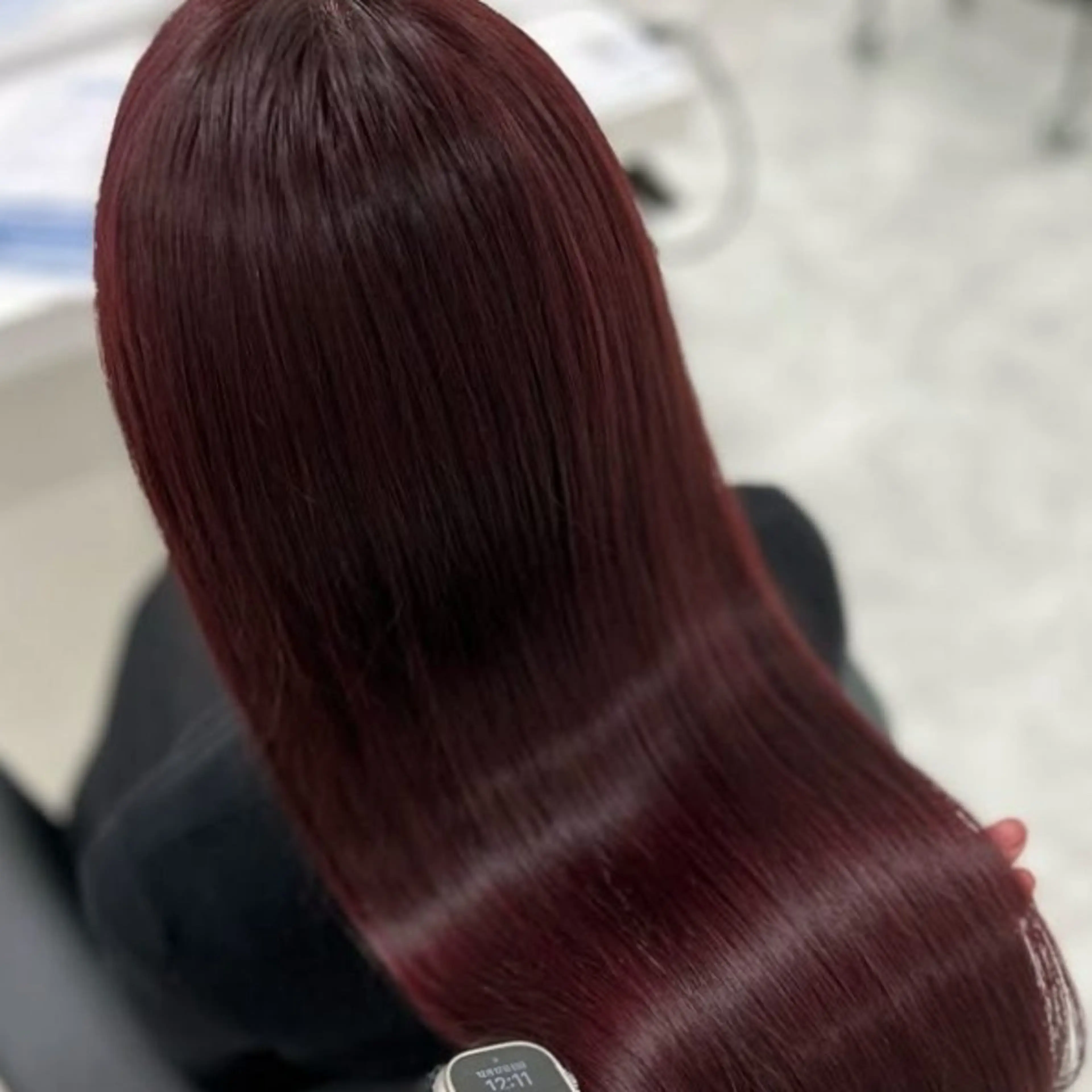 パーマ ロング ストレートパーマ 平澤 志穏のヘアスタイル