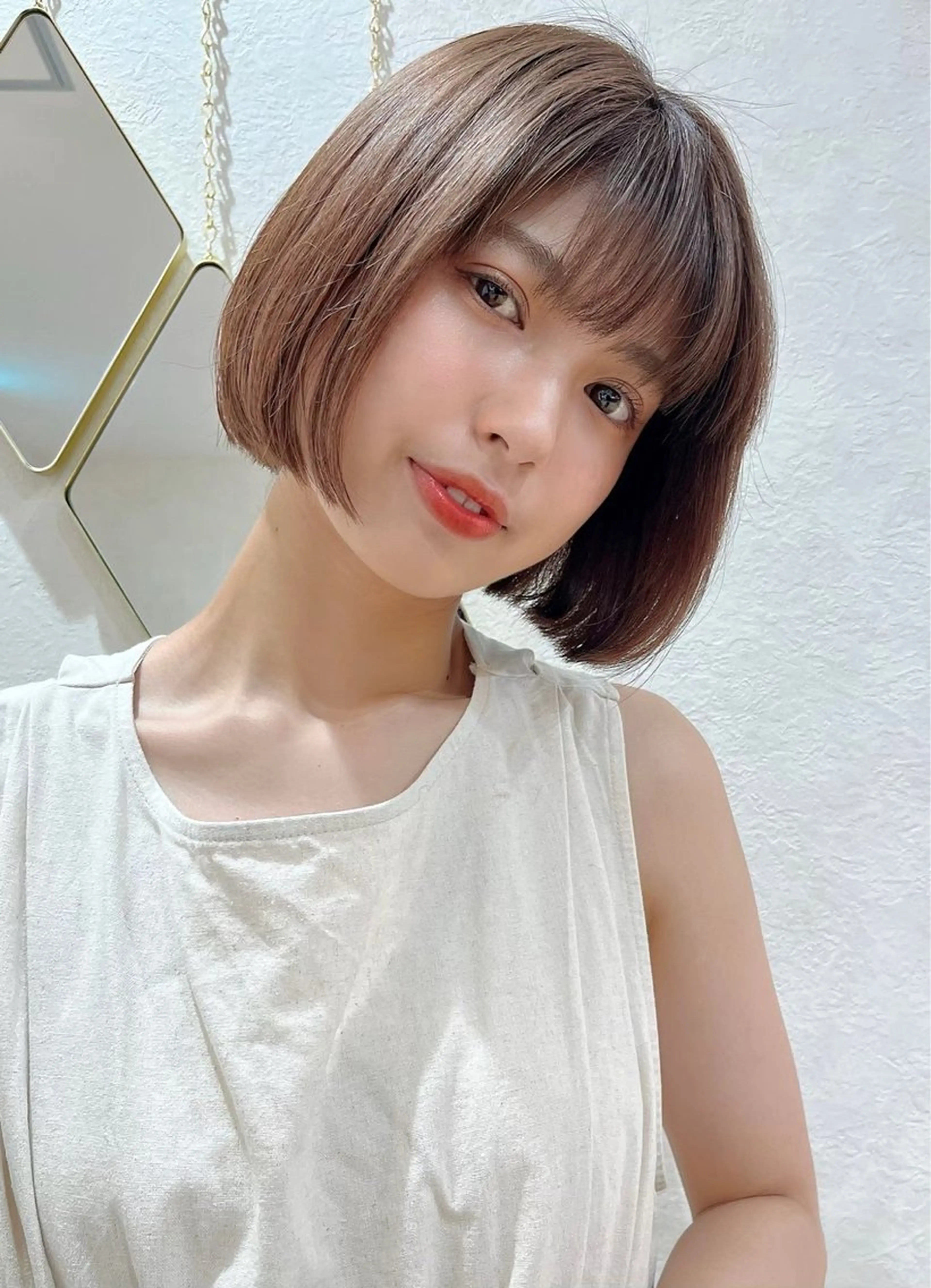 ショート カラー ボブ Lond mare 天神大名店所属・時短×ショートボブ 💡ウメダナオヤ💡のヘアスタイル