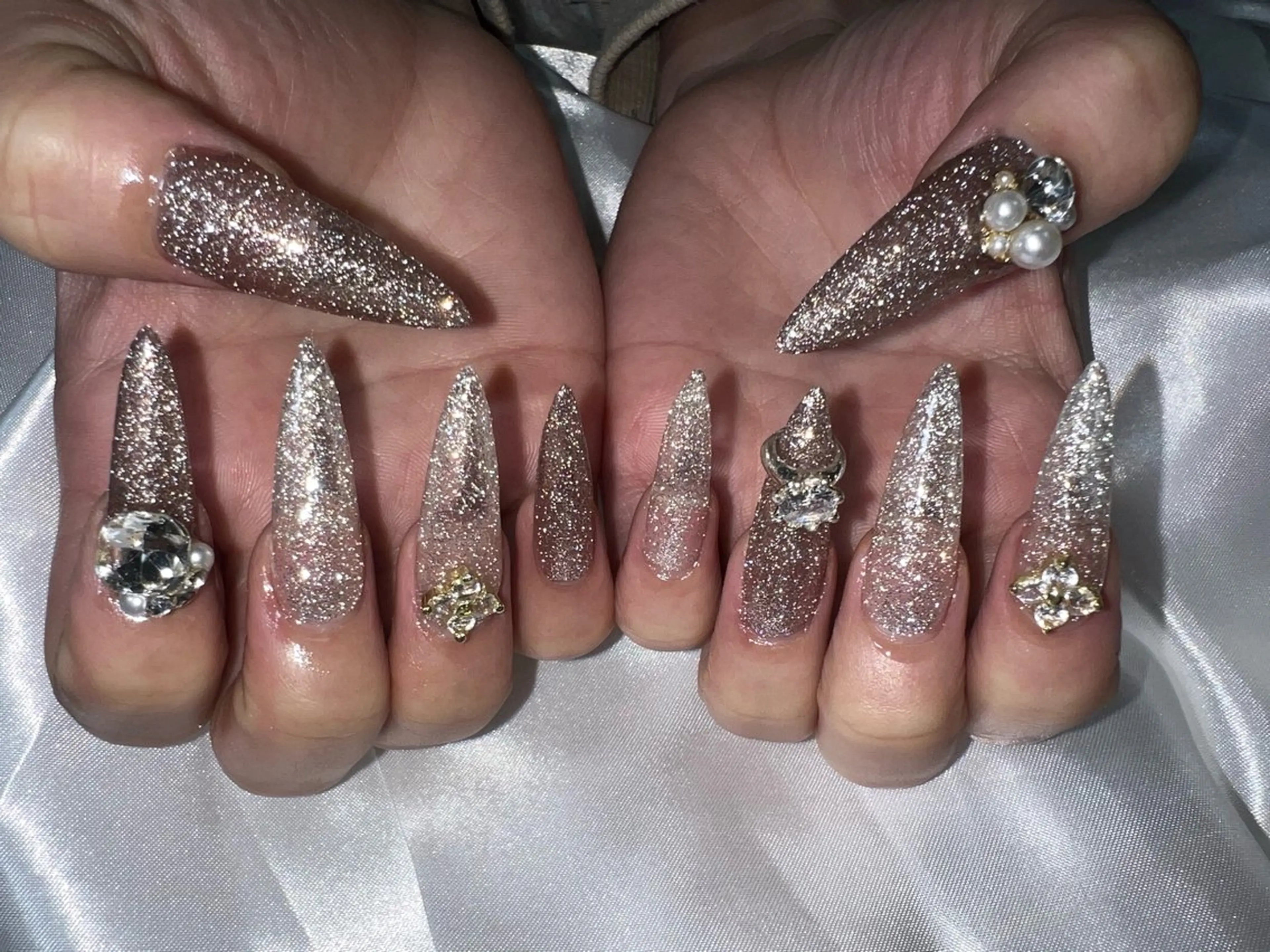 ネイル 成人式 ハンドネイル Ruana Nailのネイルデザイン