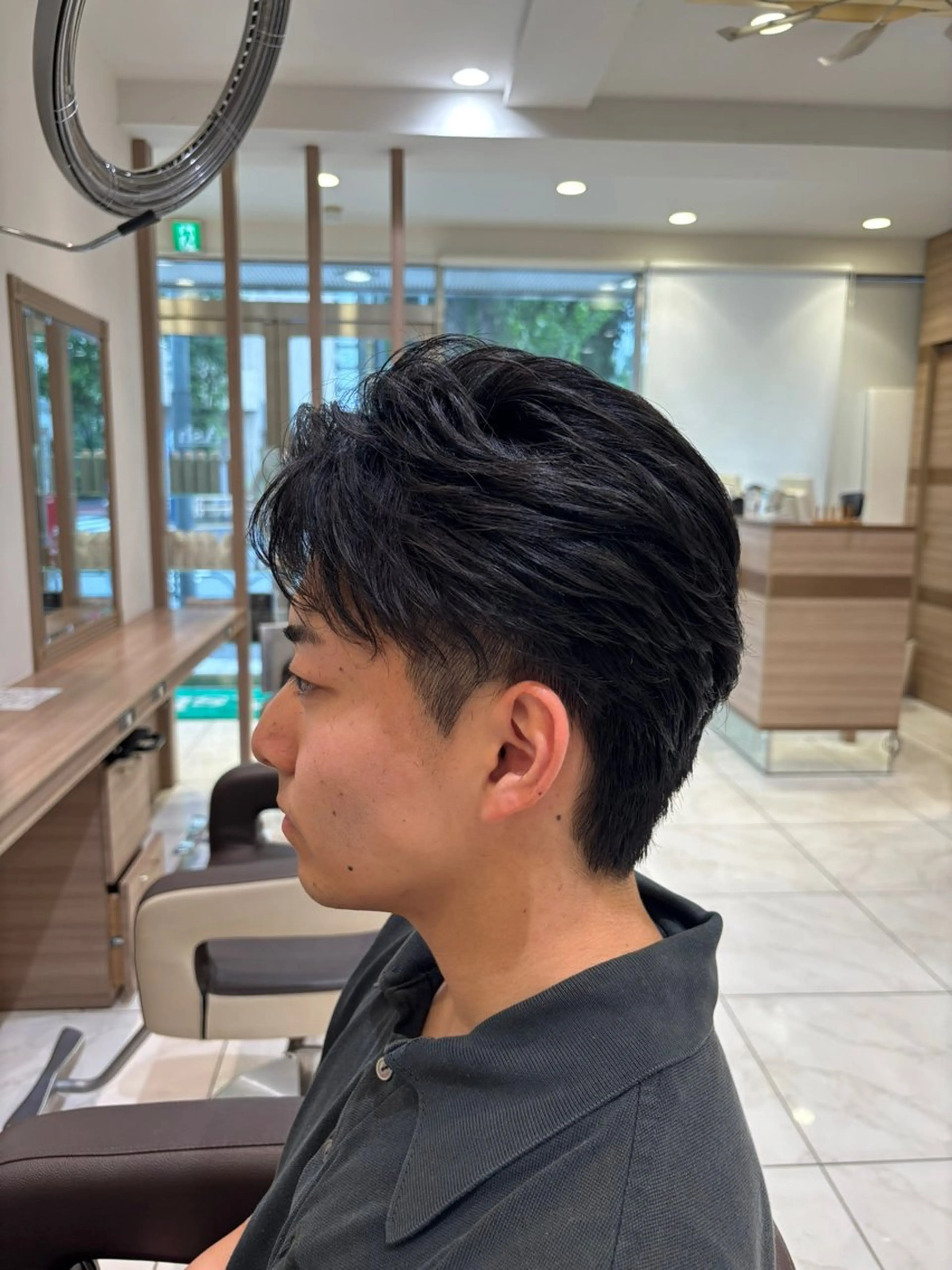 パーマ メンズ カット パーマ 山本 侑平のヘアスタイル