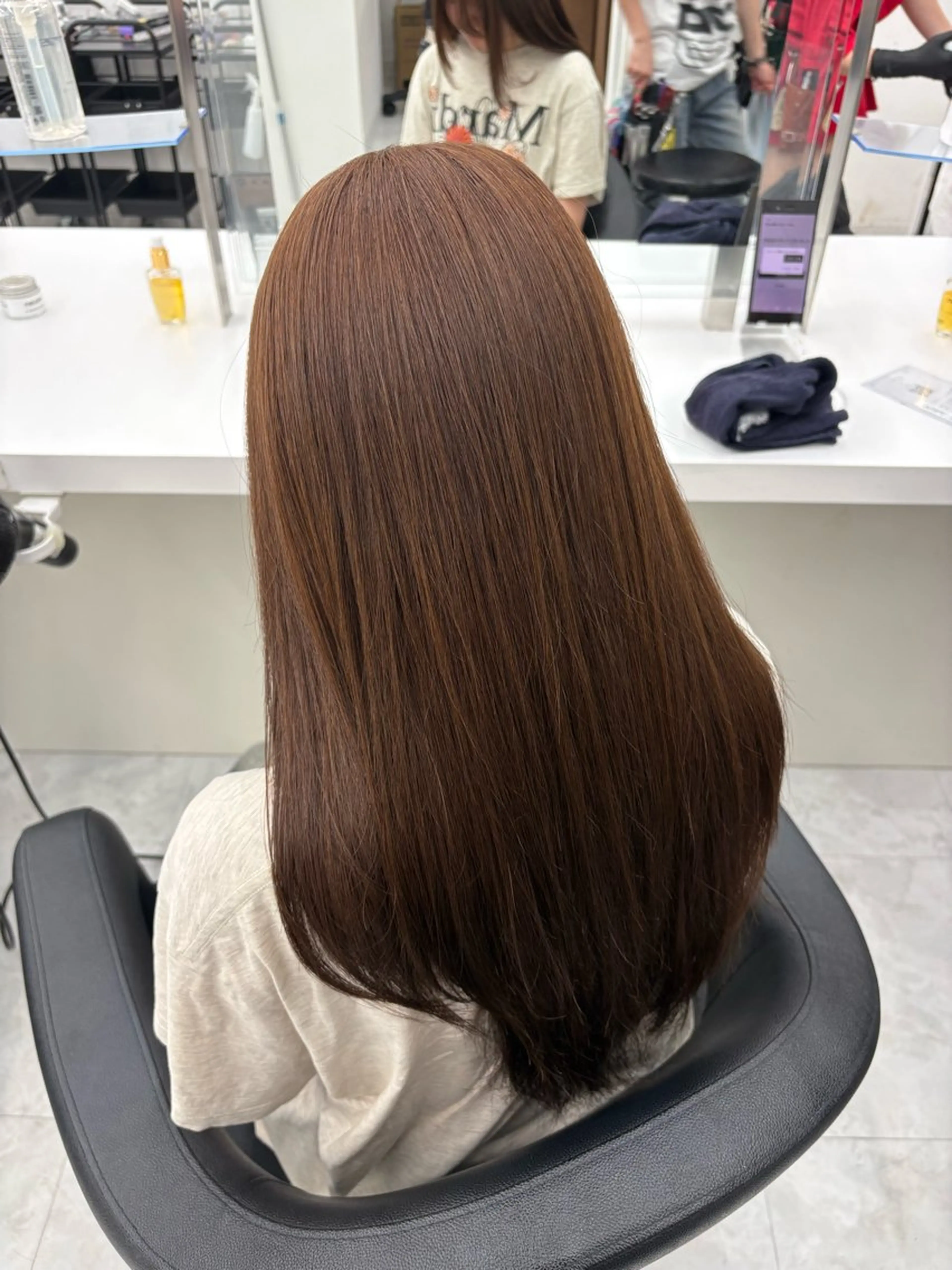 カラー ARISA/縮毛矯正 /艶髪カラー♡のヘアスタイル