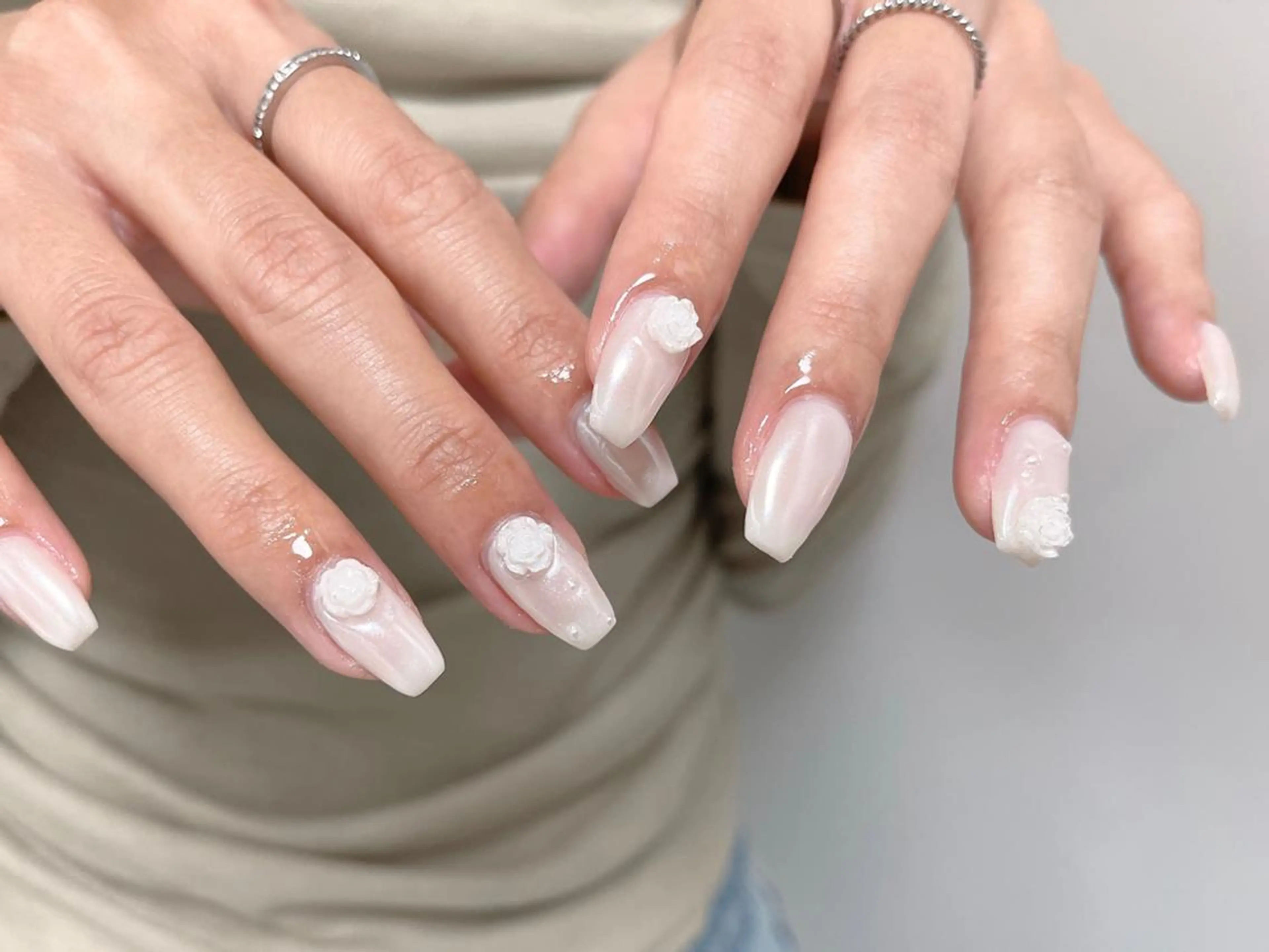 ネイル 持ち込み 🦋y y Nail 🤍のネイルデザイン