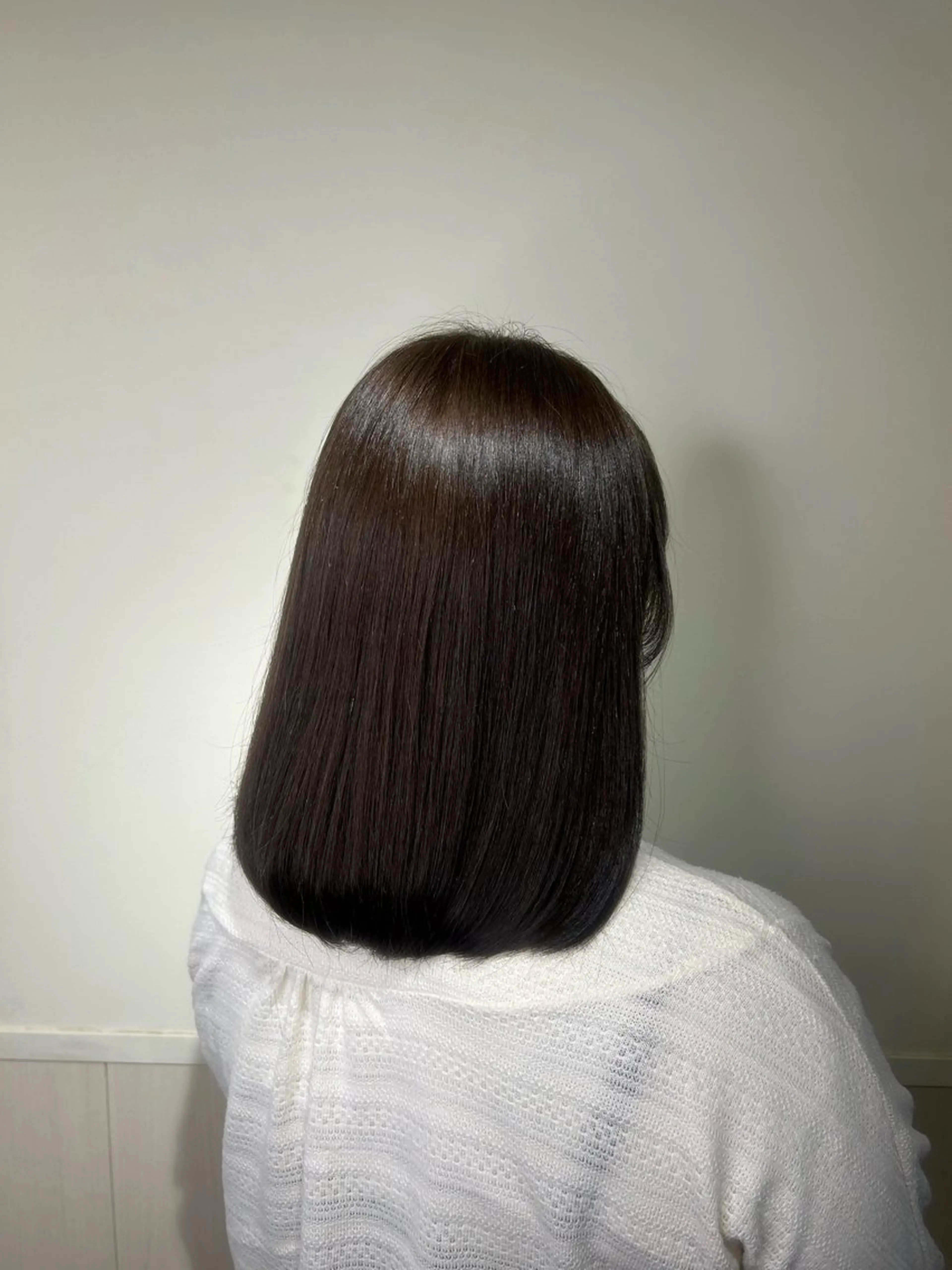 ミディアム カラー ヘアカラー トリートメント 時田 羽美のヘアスタイル