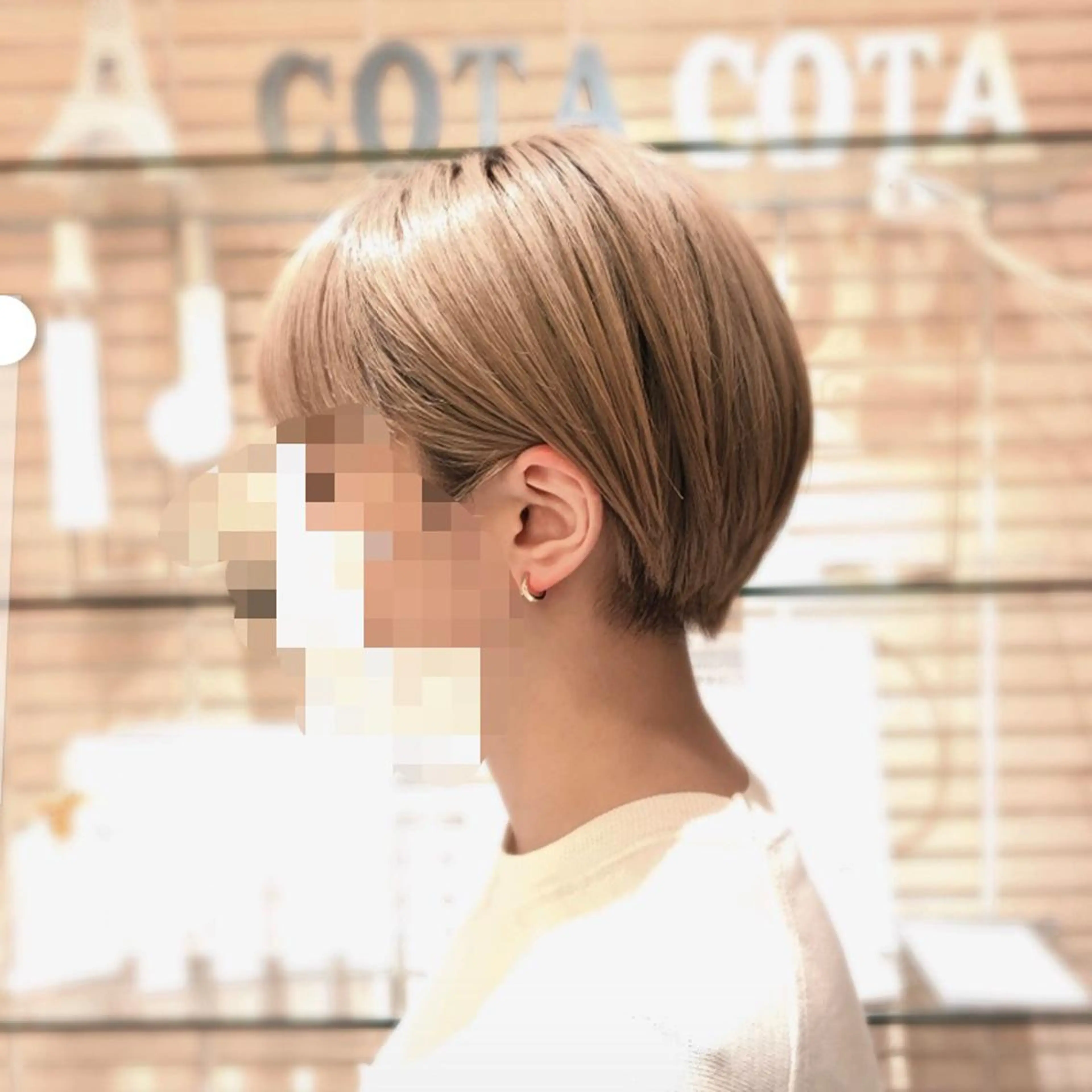 ショート ショートヘア 小野寺 モエカのヘアスタイル