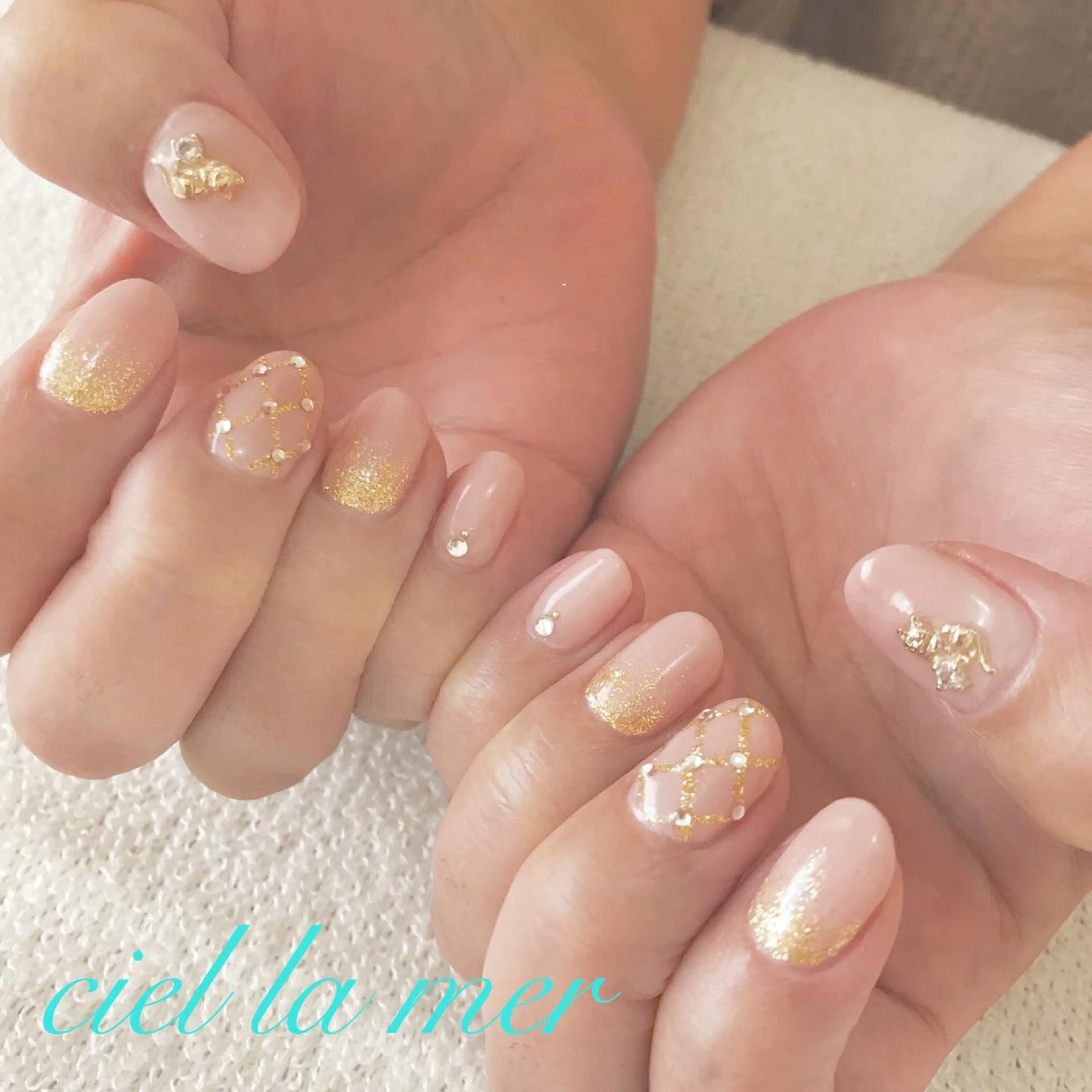 ネイル ハンドネイル フットネイル ciel la merのネイルデザイン