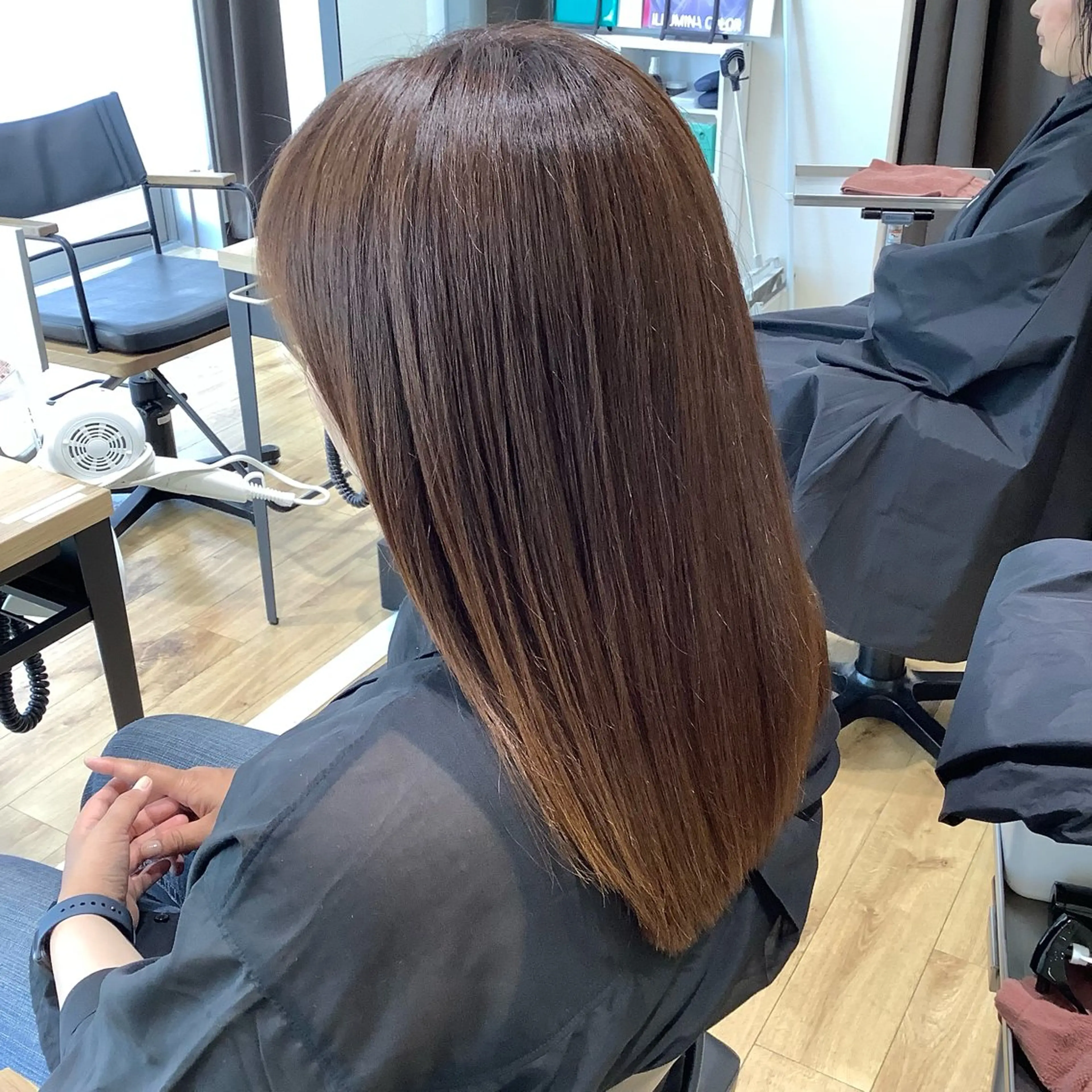 ミディアム カラー パーマ カット ヘアカラー エイジングケア特化 美容師✂️山崎竜二のヘアスタイル