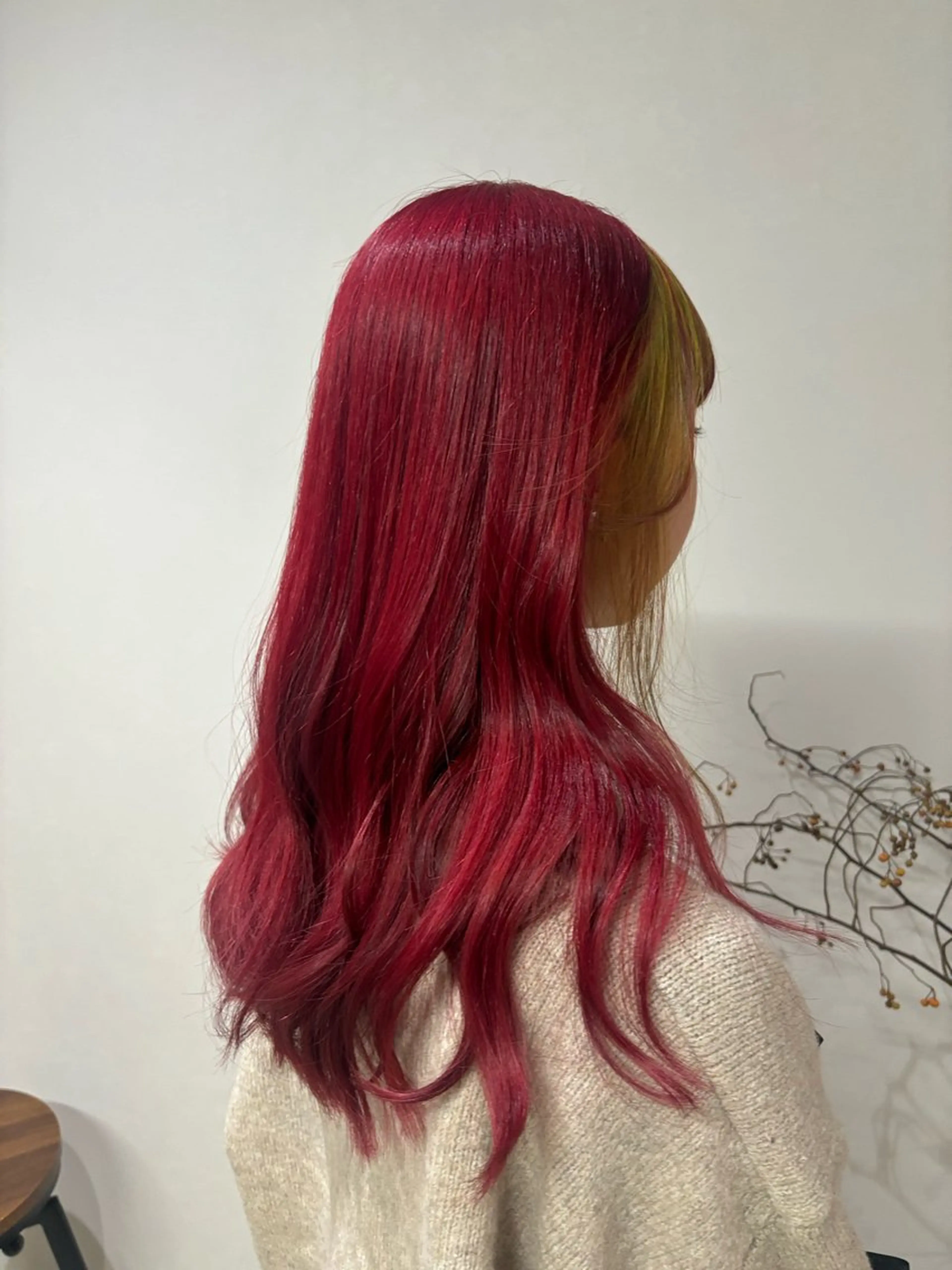 ロング カラー デザインカラー カット ヘアカラー 🐼 こゆきのヘアスタイル