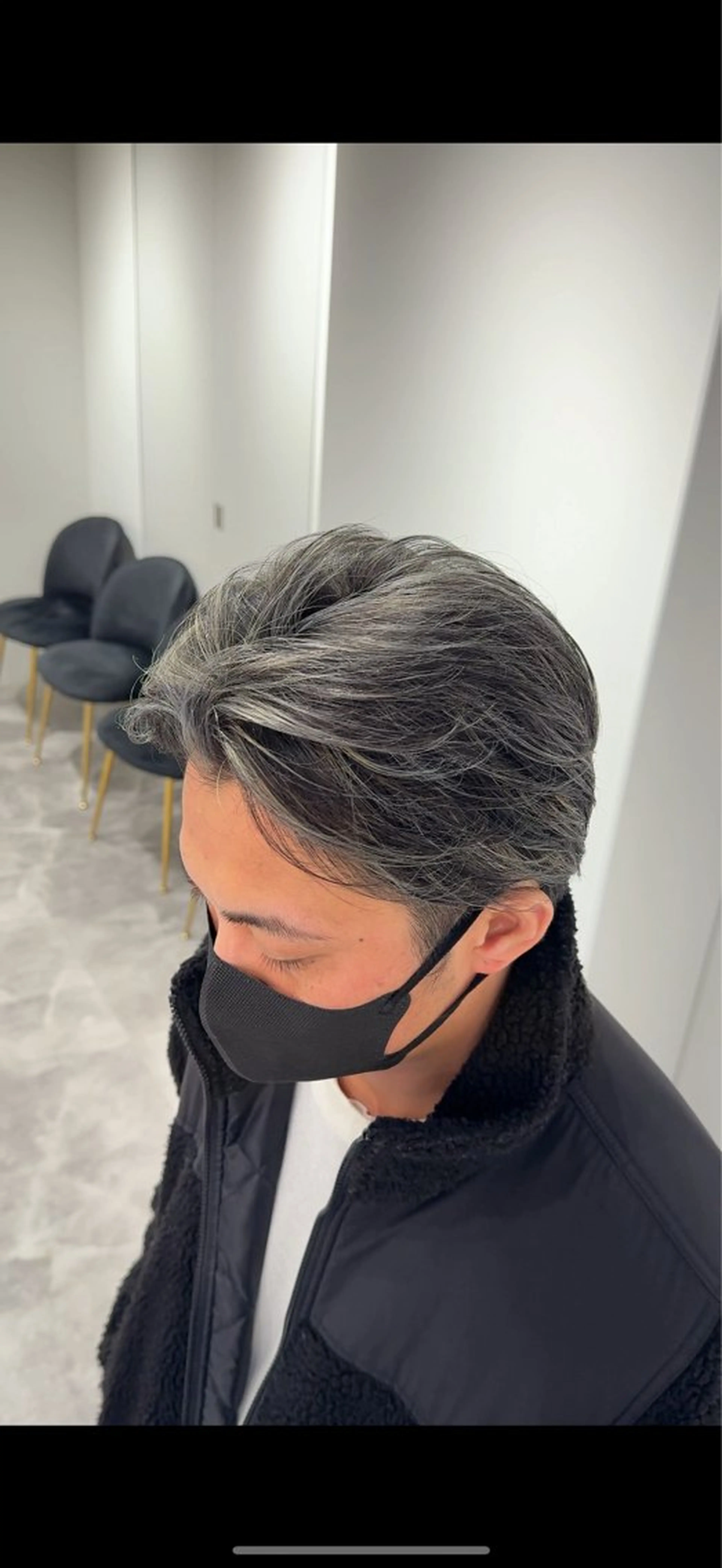 カラー メンズ カット ヘアカラー トリートメント メンズカット ‪‪/メッシュのヘアスタイル