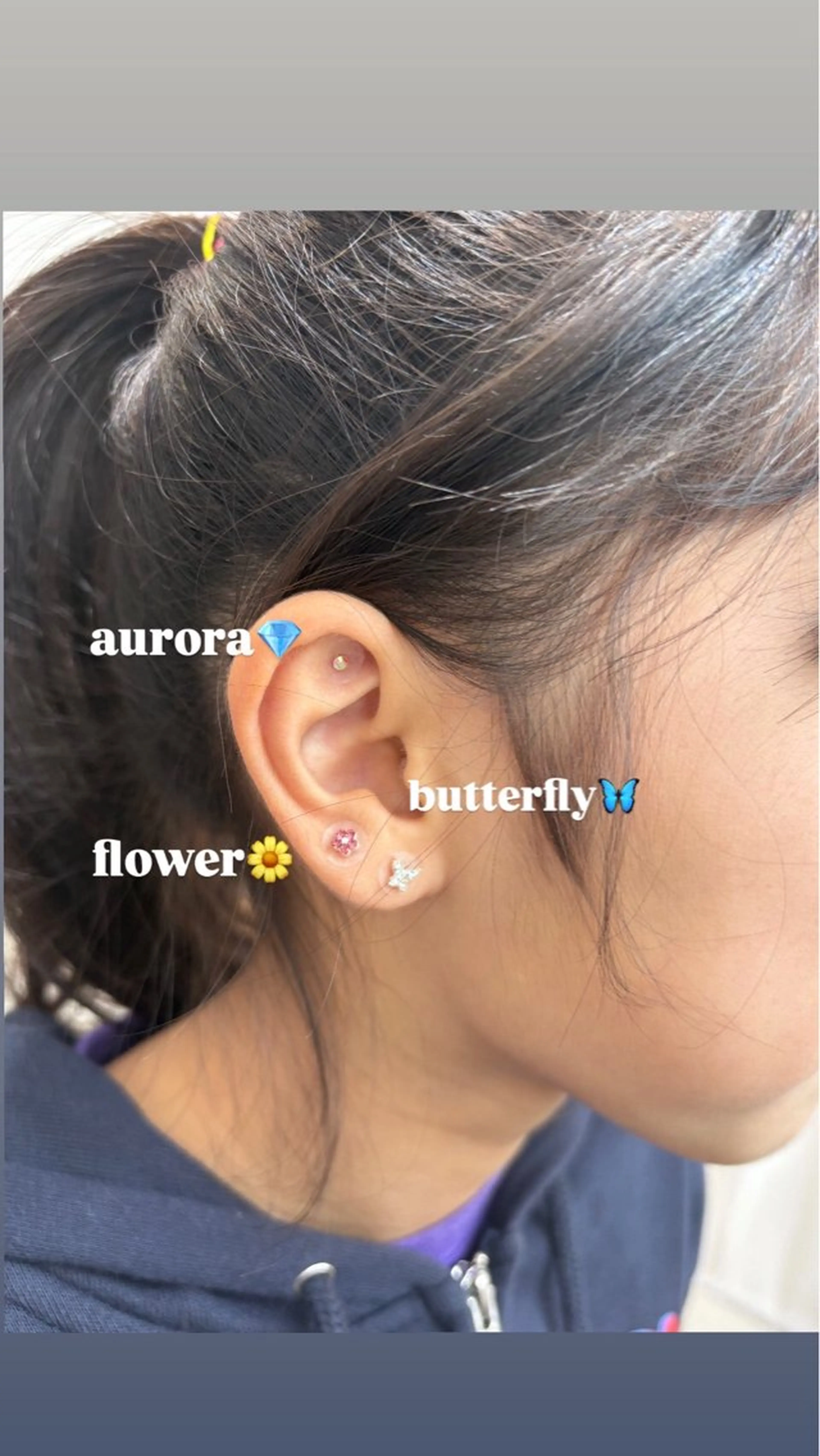 【学割】耳つぼジュエリー💎　8粒¥2500の写真