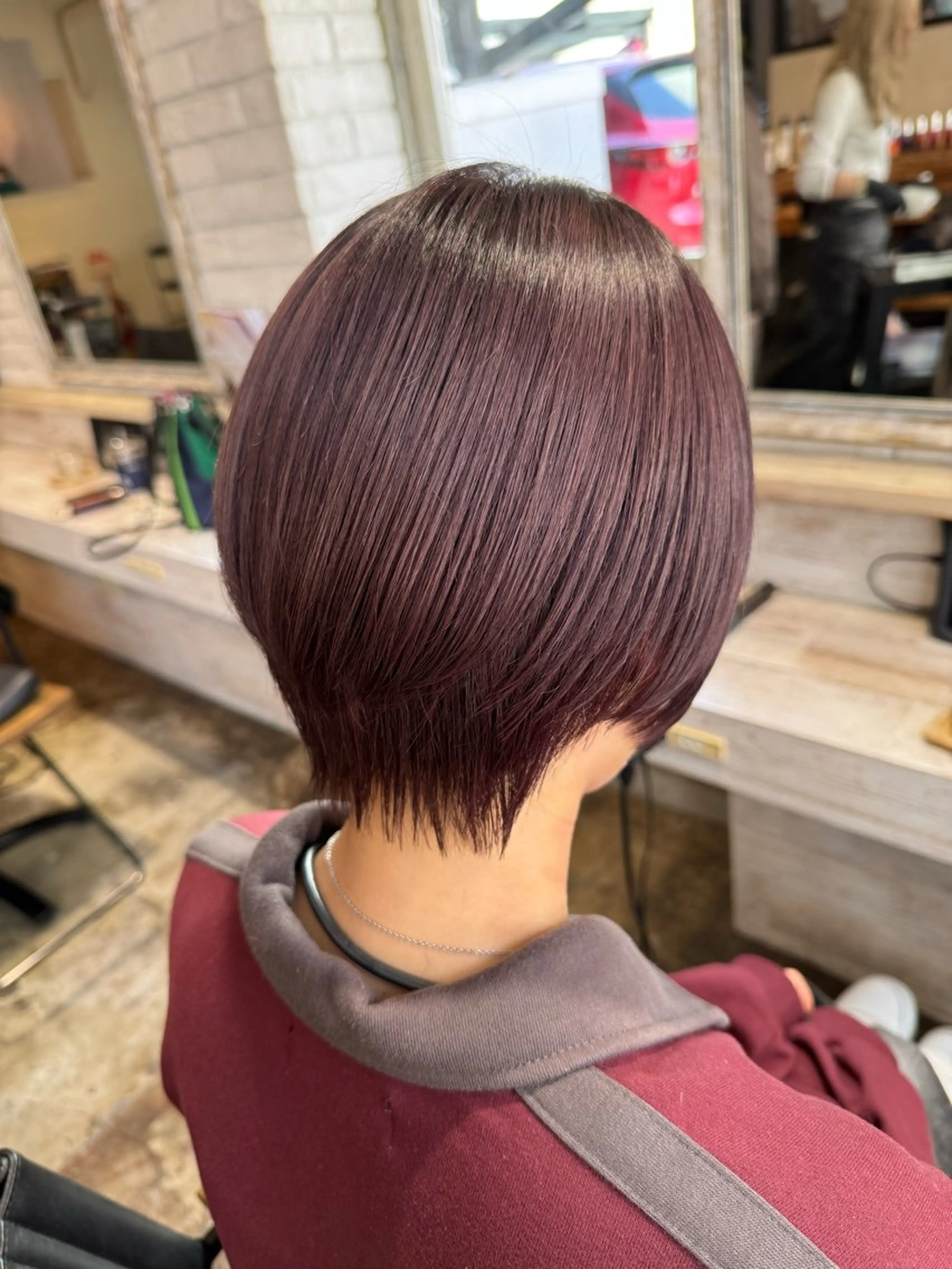 ショート 透明感カラー｡:* ナナカ🌦️のヘアスタイル