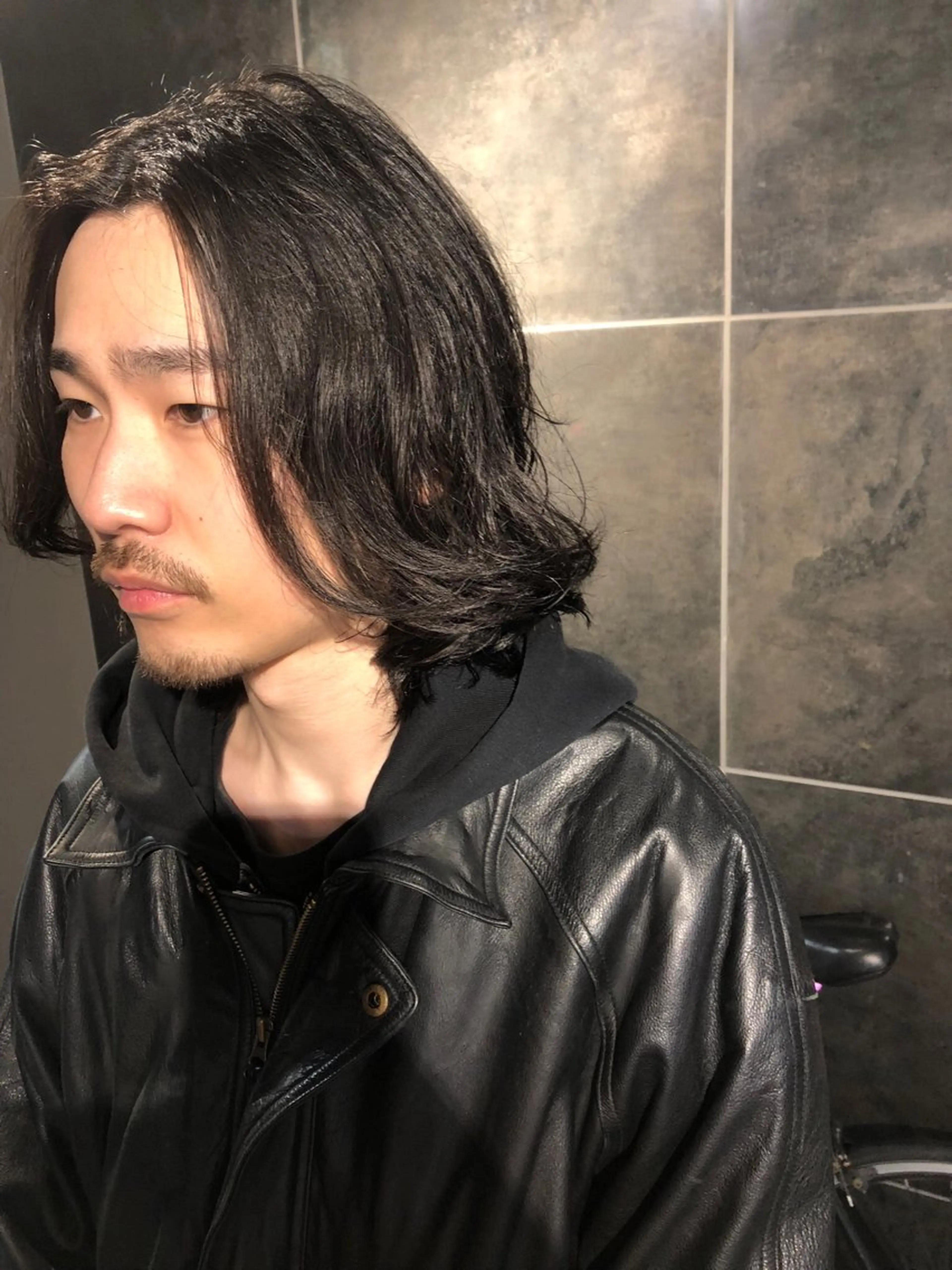 パーマ ヘアアレンジ メンズ メンズパーマ メンズウルフカット ボブ ウルフカット カット パーマ トリートメント ヘアセット メンズ特化✂️栗原 侑也のヘアスタイル