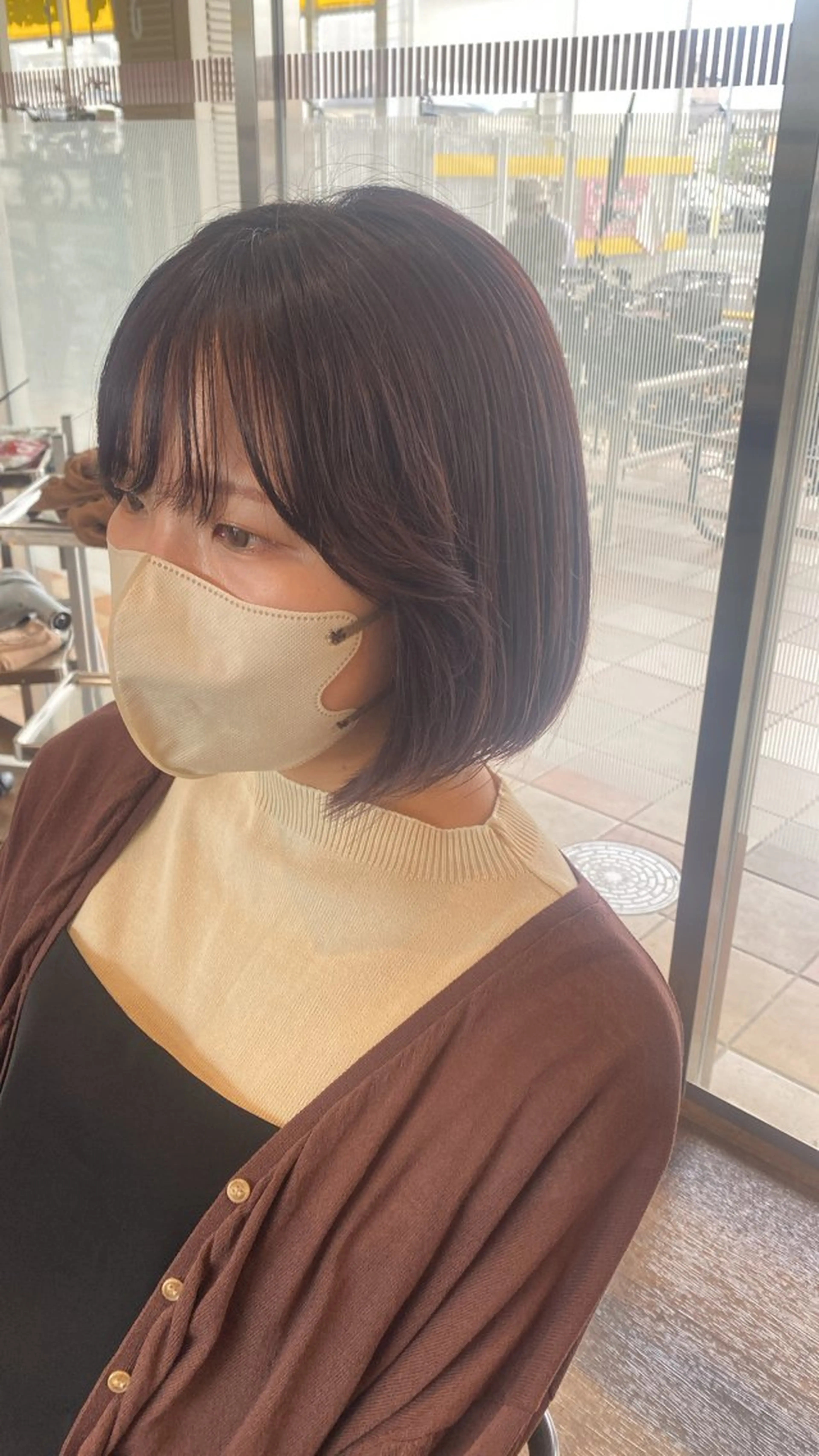 ショート カラー ラベンダーカラー カット ヘアカラー トリートメント STYLE所属・山本 勝巳のヘアスタイル