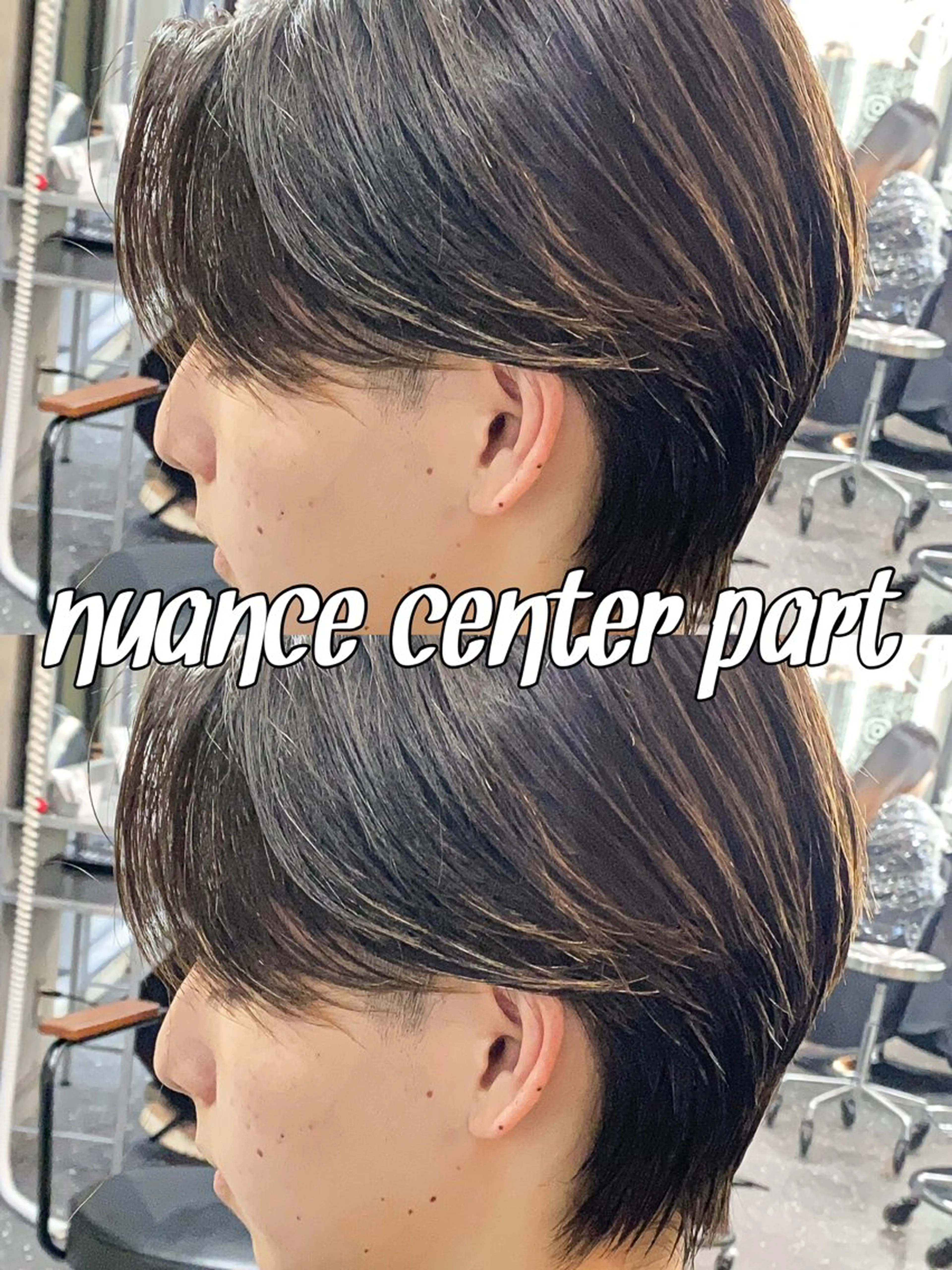 ショート パーマ メンズ カット パーマ パーマ/ダブルカラー ブリーチ⭐️海斗のヘアスタイル