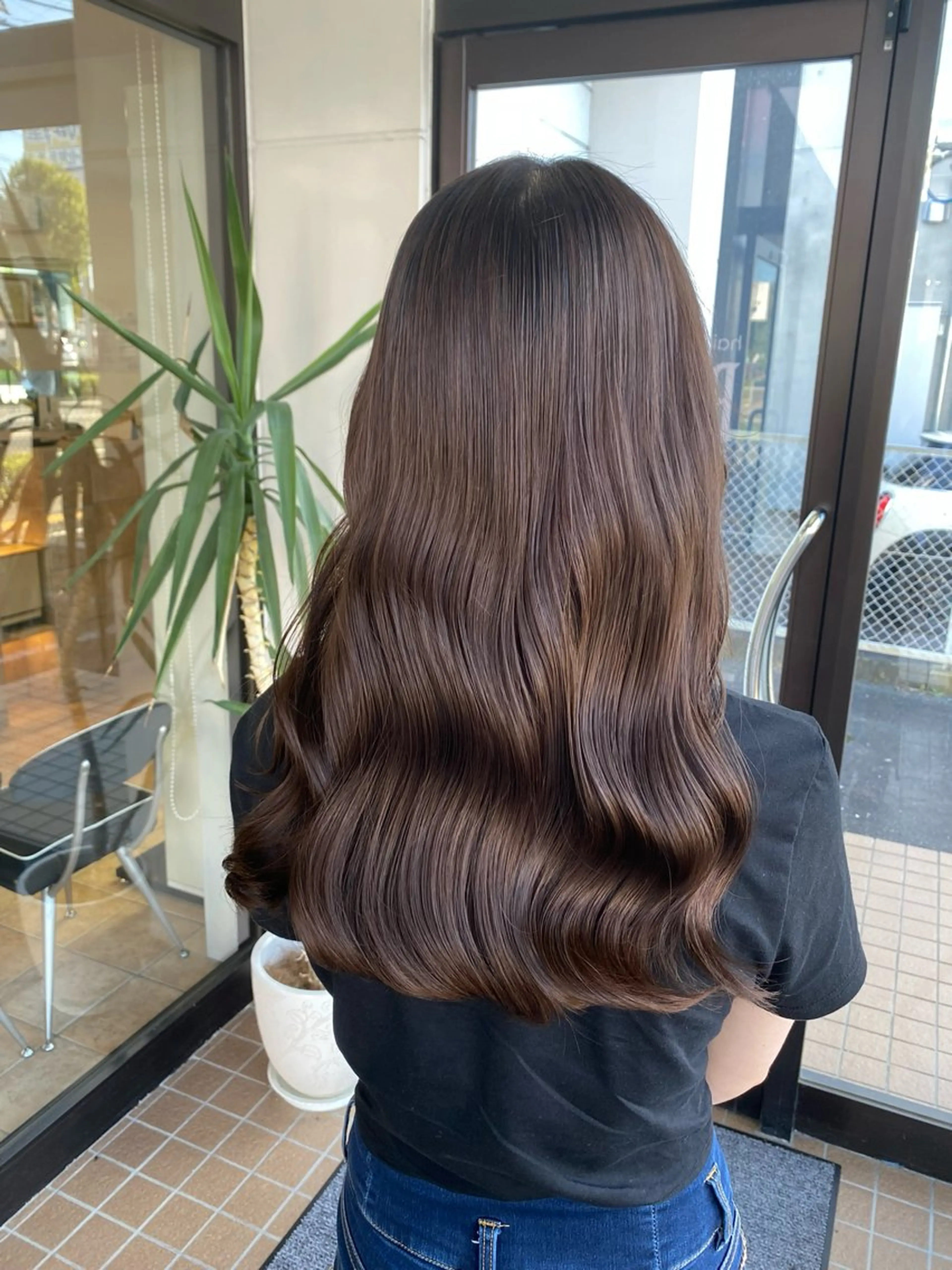 ロング カット ヘアカラー トリートメント 🇰🇷韓国風顔周り NANAMI🇰🇷のヘアスタイル