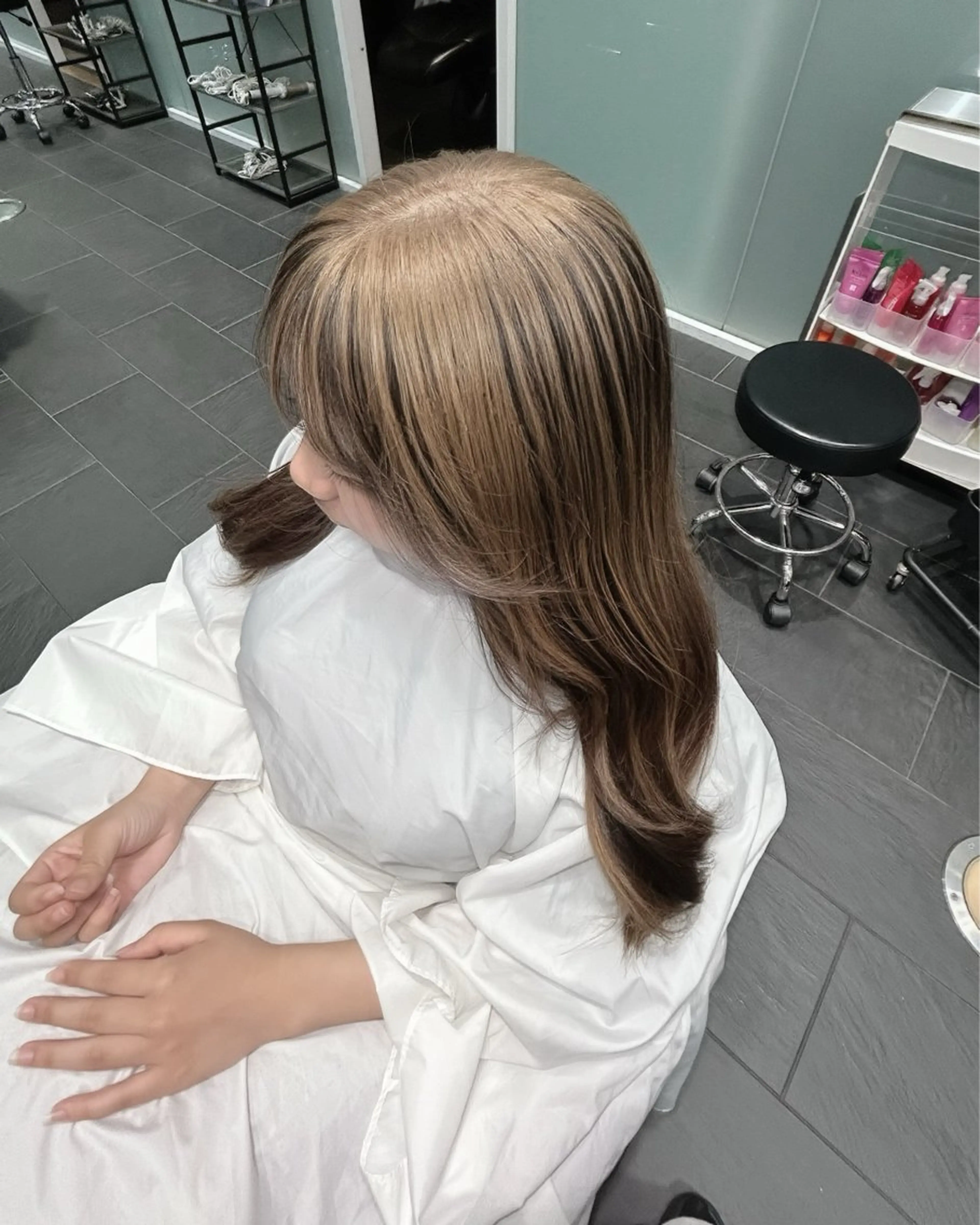 カラー 🤎ྀི似合わせ小顔 カット/mugi🤎のヘアスタイル