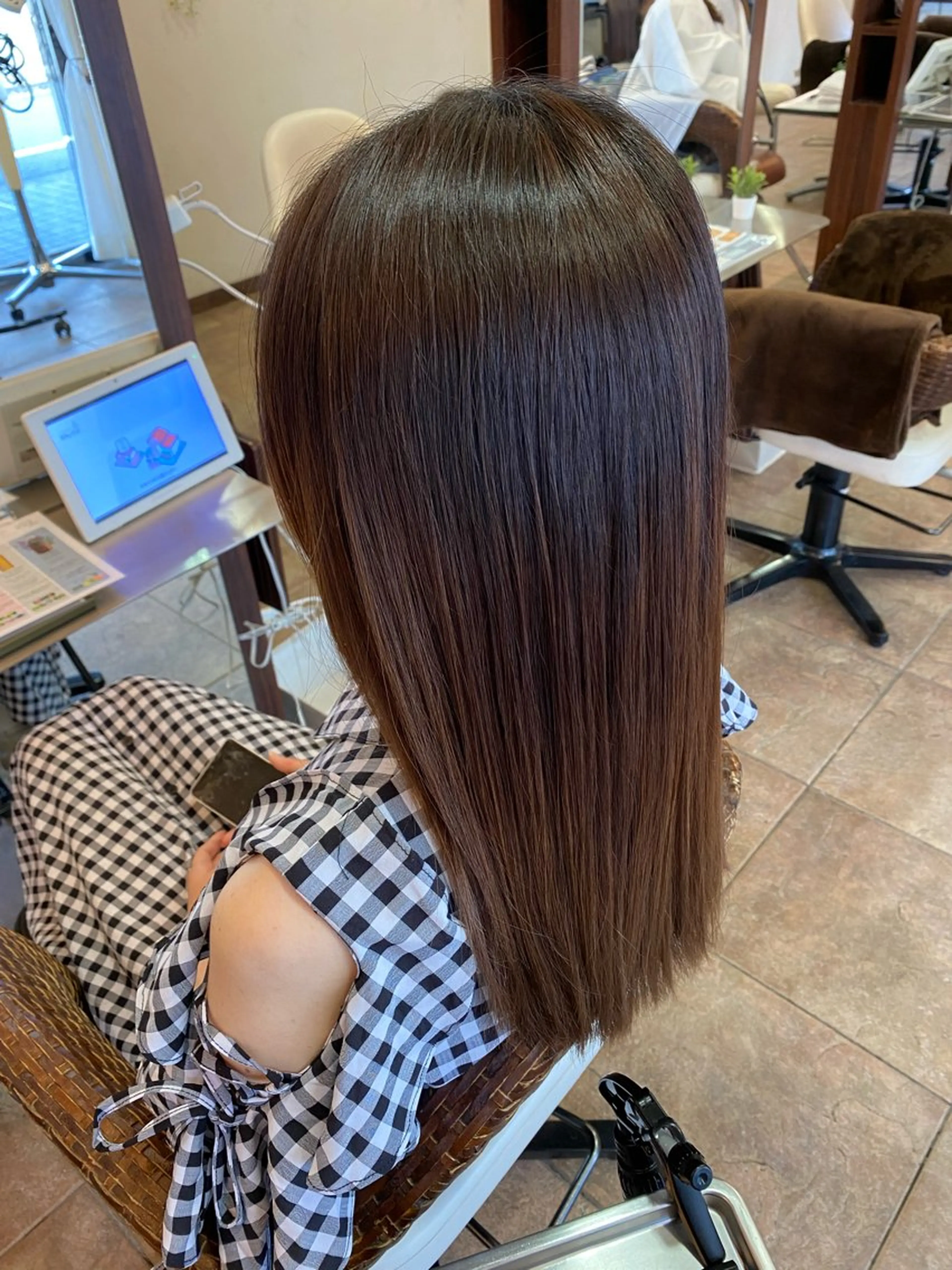 セミロング 大賀 和希のヘアスタイル