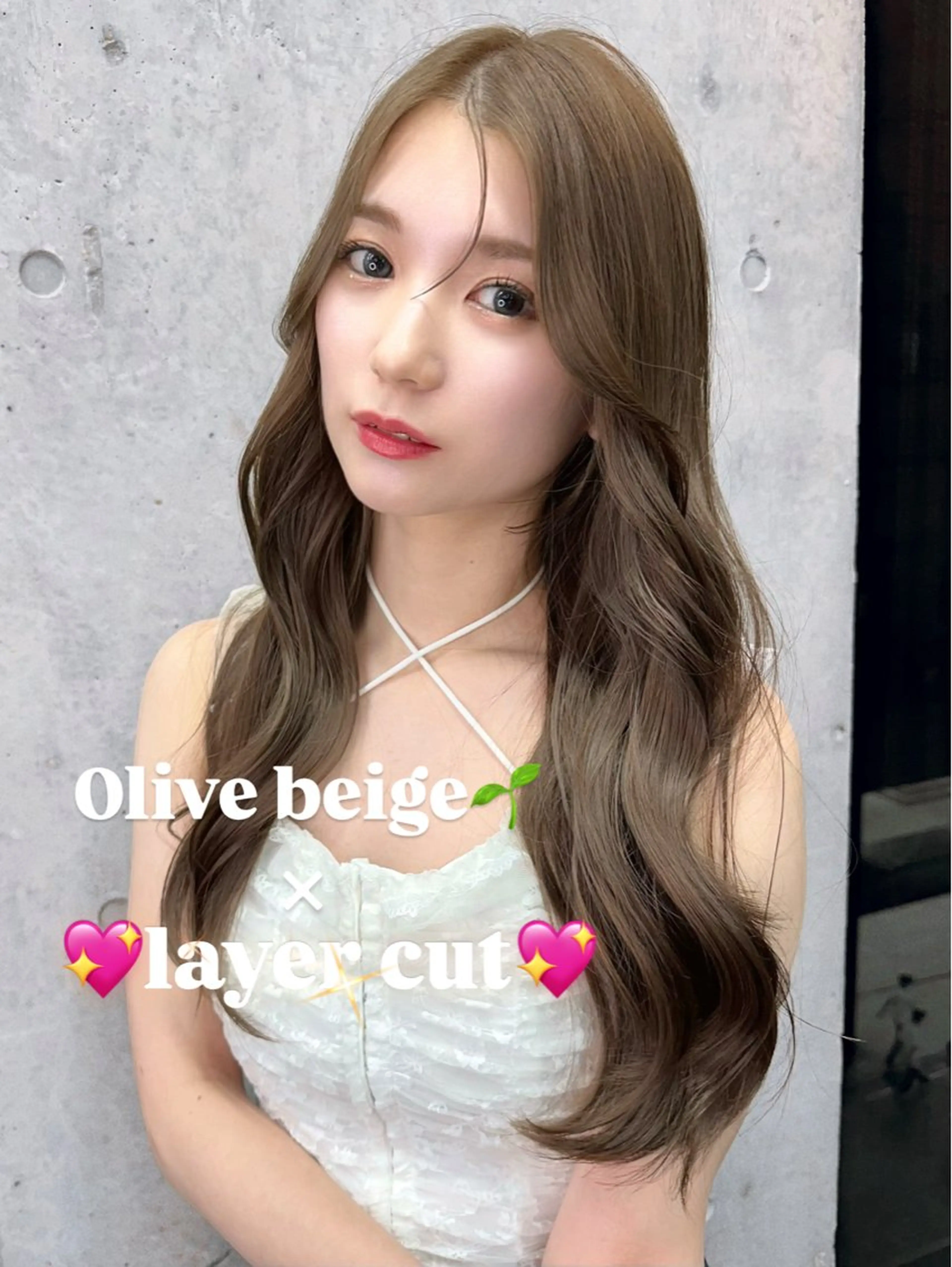 ロング ロングレイヤー くびれヘア 顔まわりレイヤー 韓国風ヘア レイヤーカット カット ヘアカラー トリートメント 韓国風/ワンホンヘア 髪質改善/MaCoのヘアスタイル