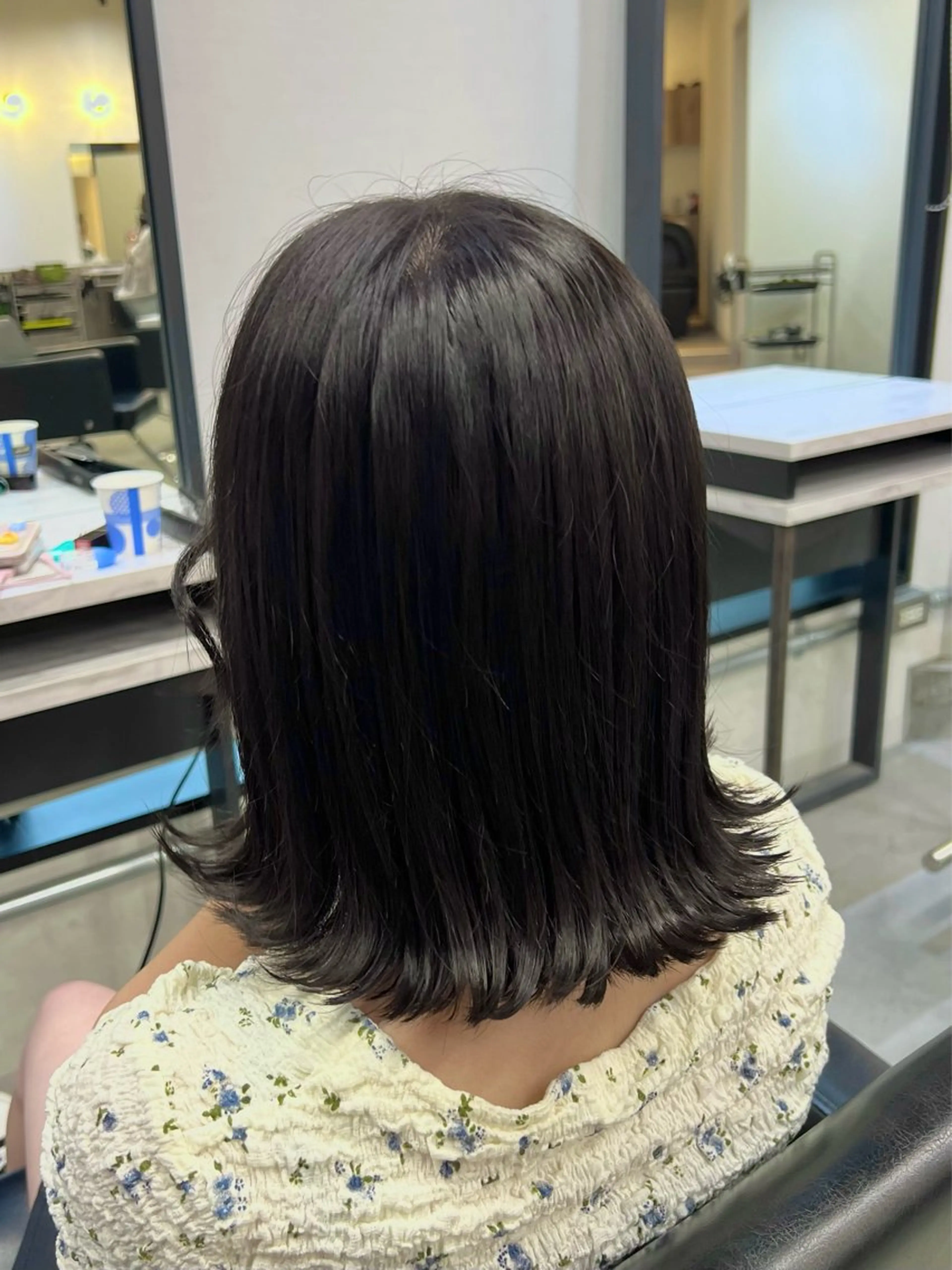 ショート カラー 韓国ヘア🇰🇷 中島志菜のヘアスタイル