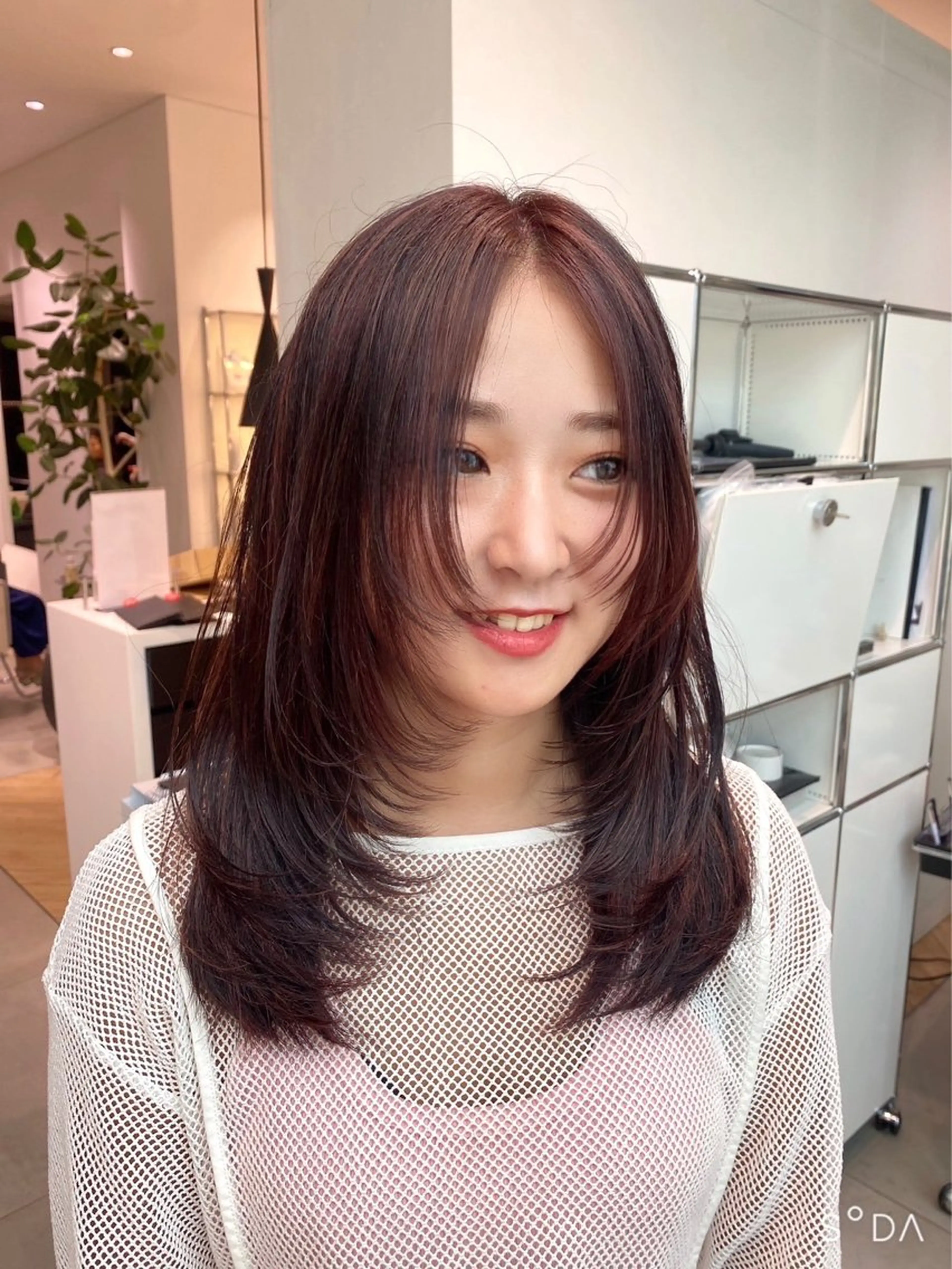 ロング レイヤーカット 銀座/髪質改善/韓国 カラー🍓原田侑依のヘアスタイル