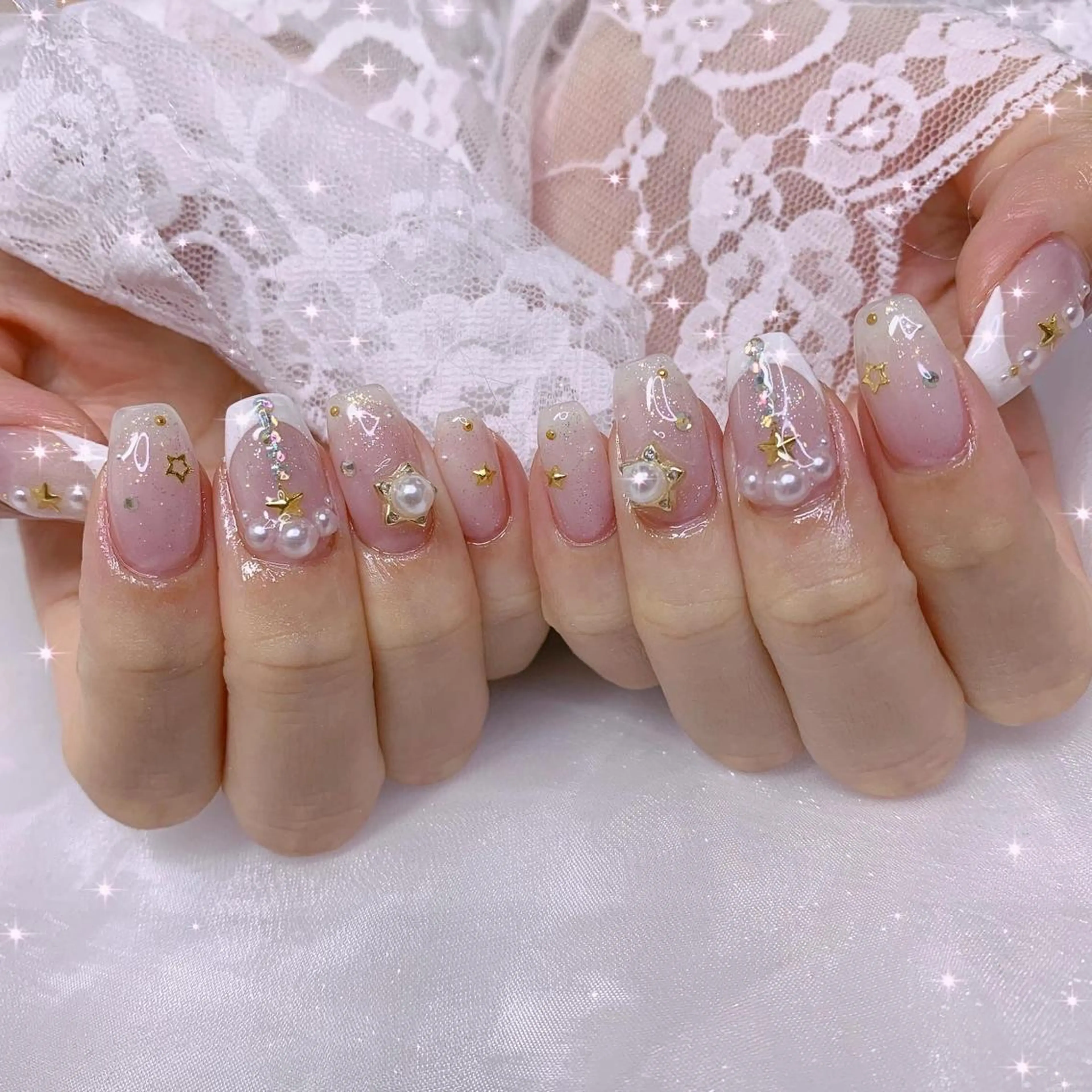 ネイル ハンドネイル La neige* yuki 🥯🍑のネイルデザイン