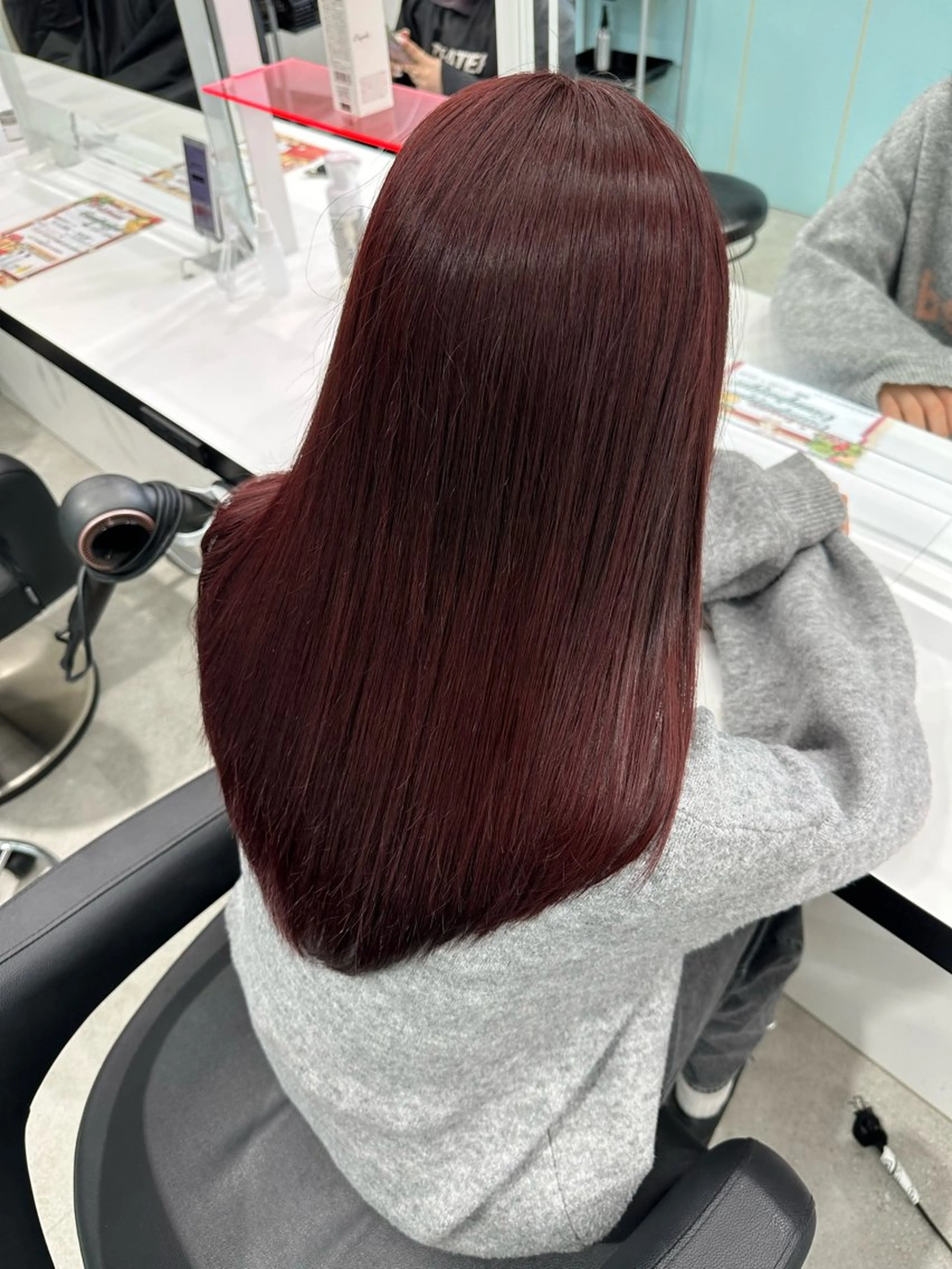 ロング カラー カット ヘアカラー 🍒ワイン系 ウルフカット🍒拓未のヘアスタイル