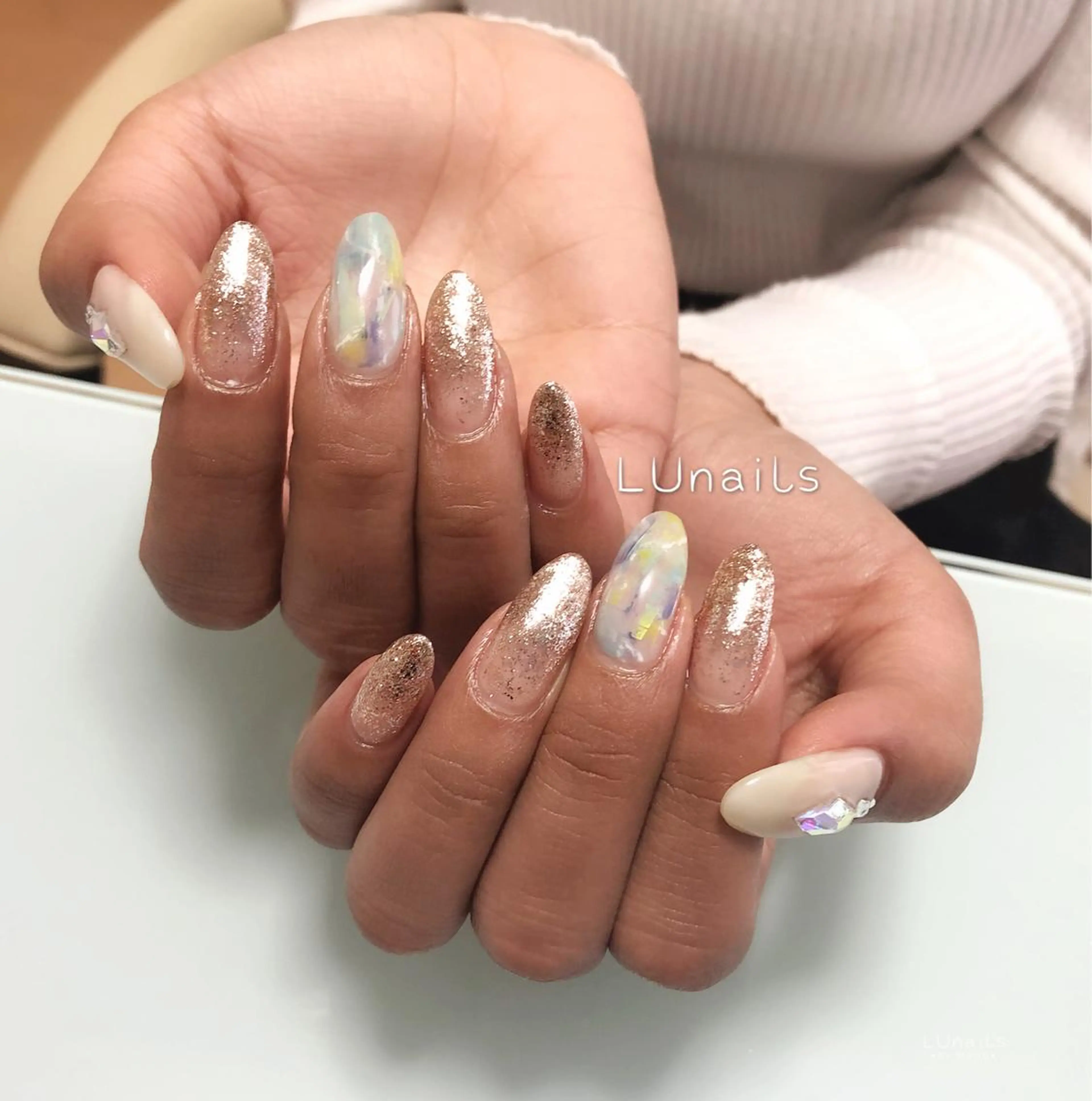 ネイル ハンドネイル LUnails MAHOのネイルデザイン
