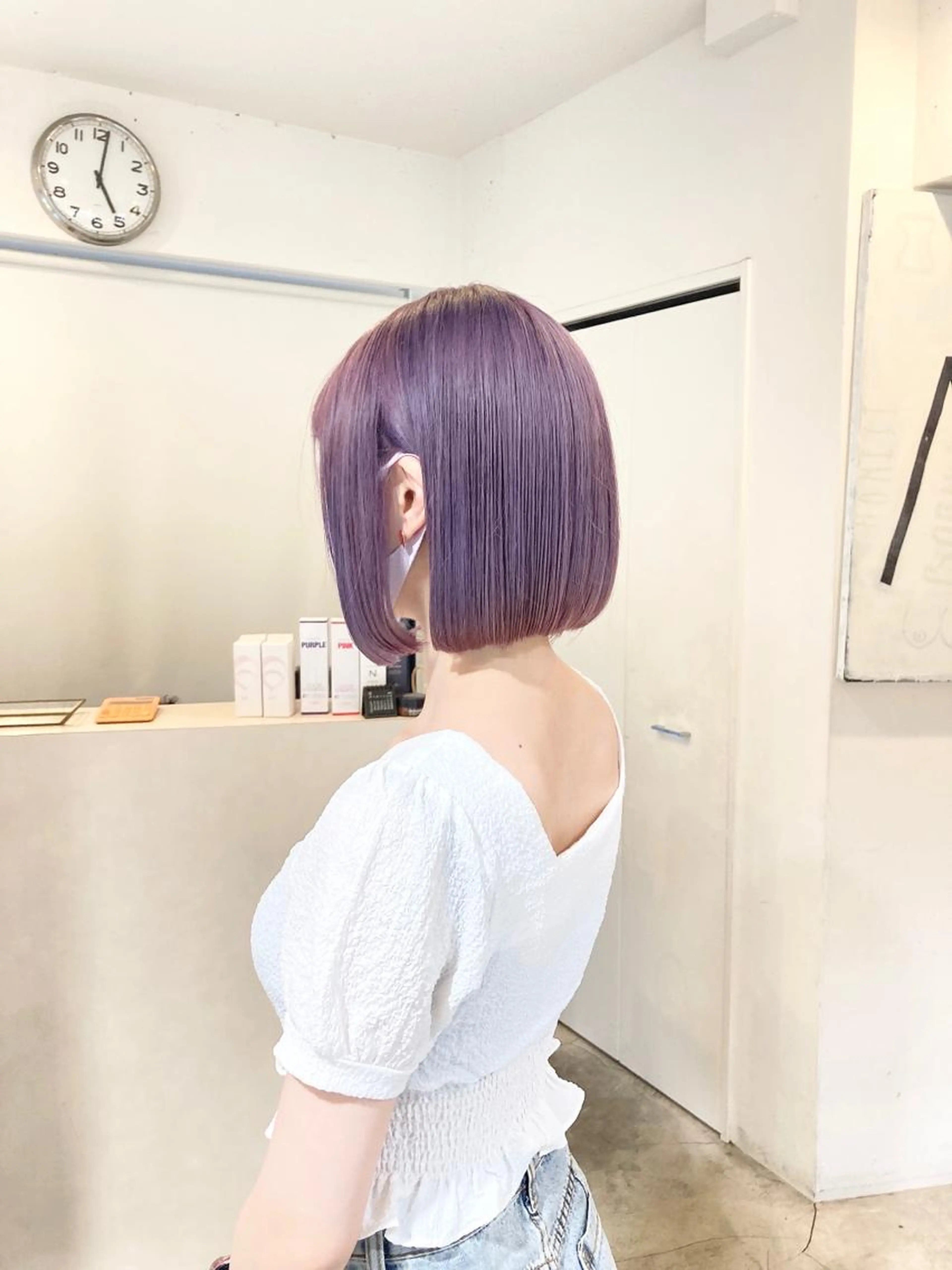 💜ケアカラー💜紫カラー💜(バイオレット、ラベンダー、パープル系)の写真