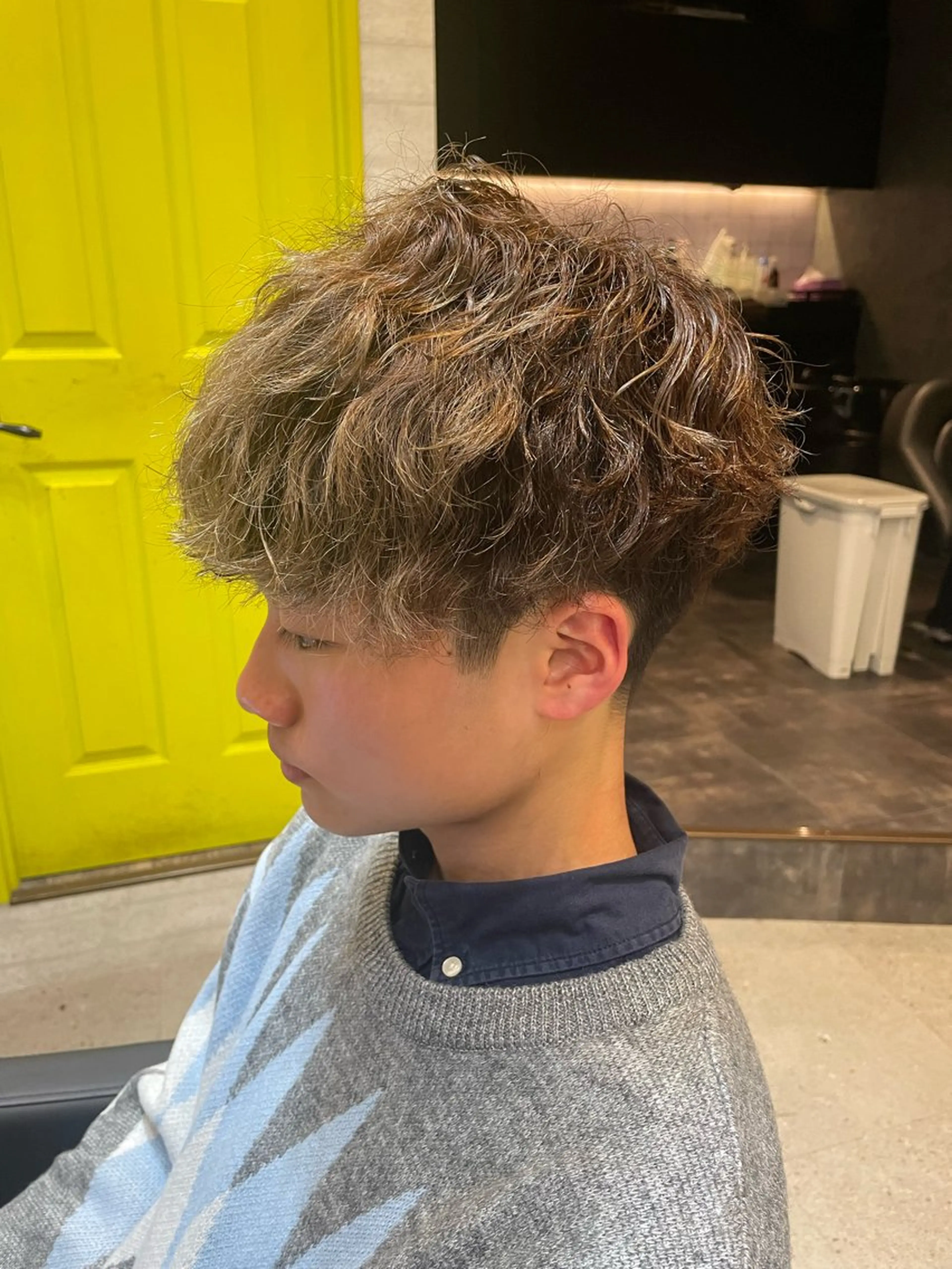 パーマ メンズ カット パーマ haf店長 ✂︎タカハシレン✂︎のヘアスタイル