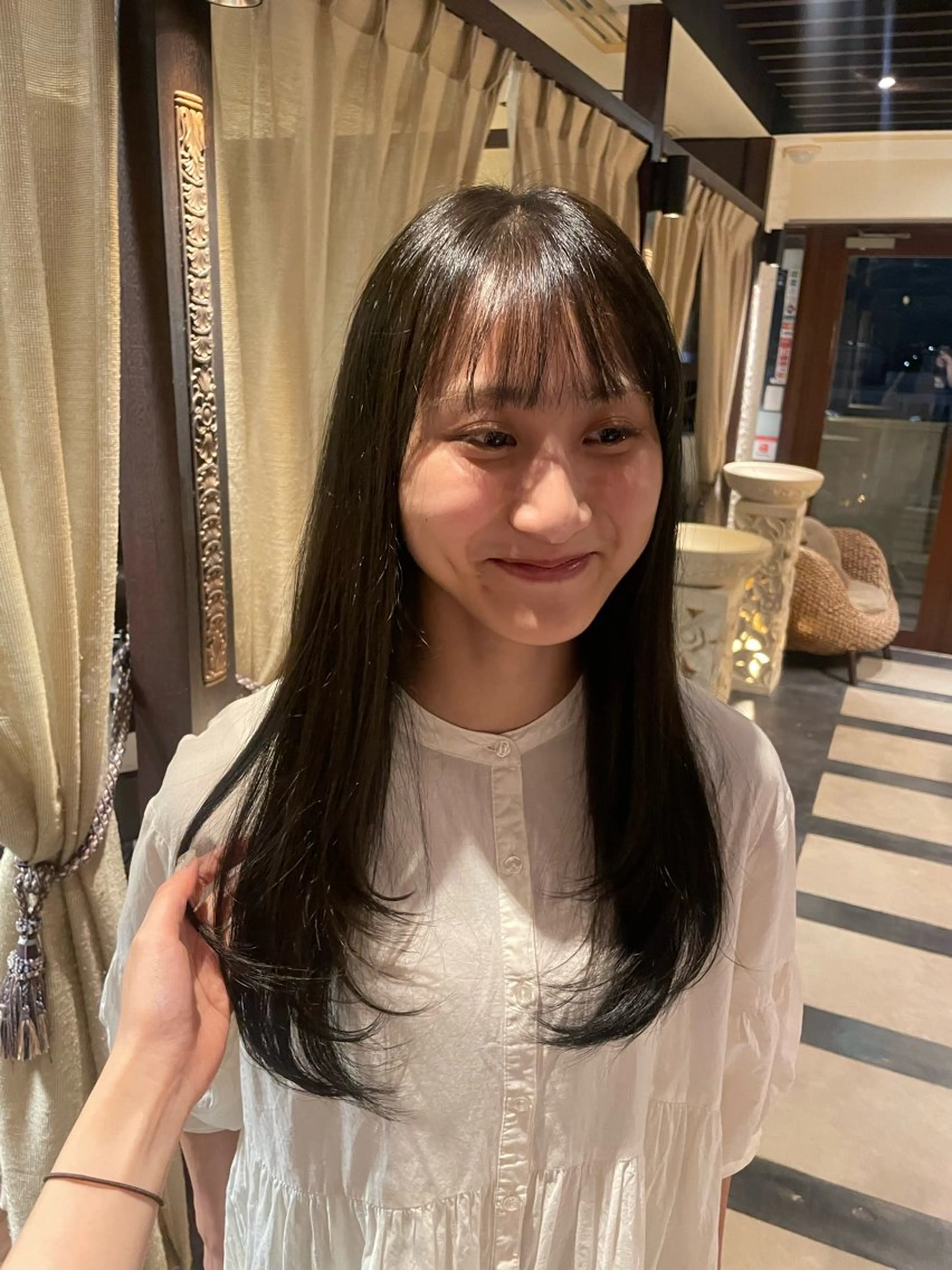 ロング カラー レイヤー/透明感カラ ー/茅ヶ崎/momiのヘアスタイル