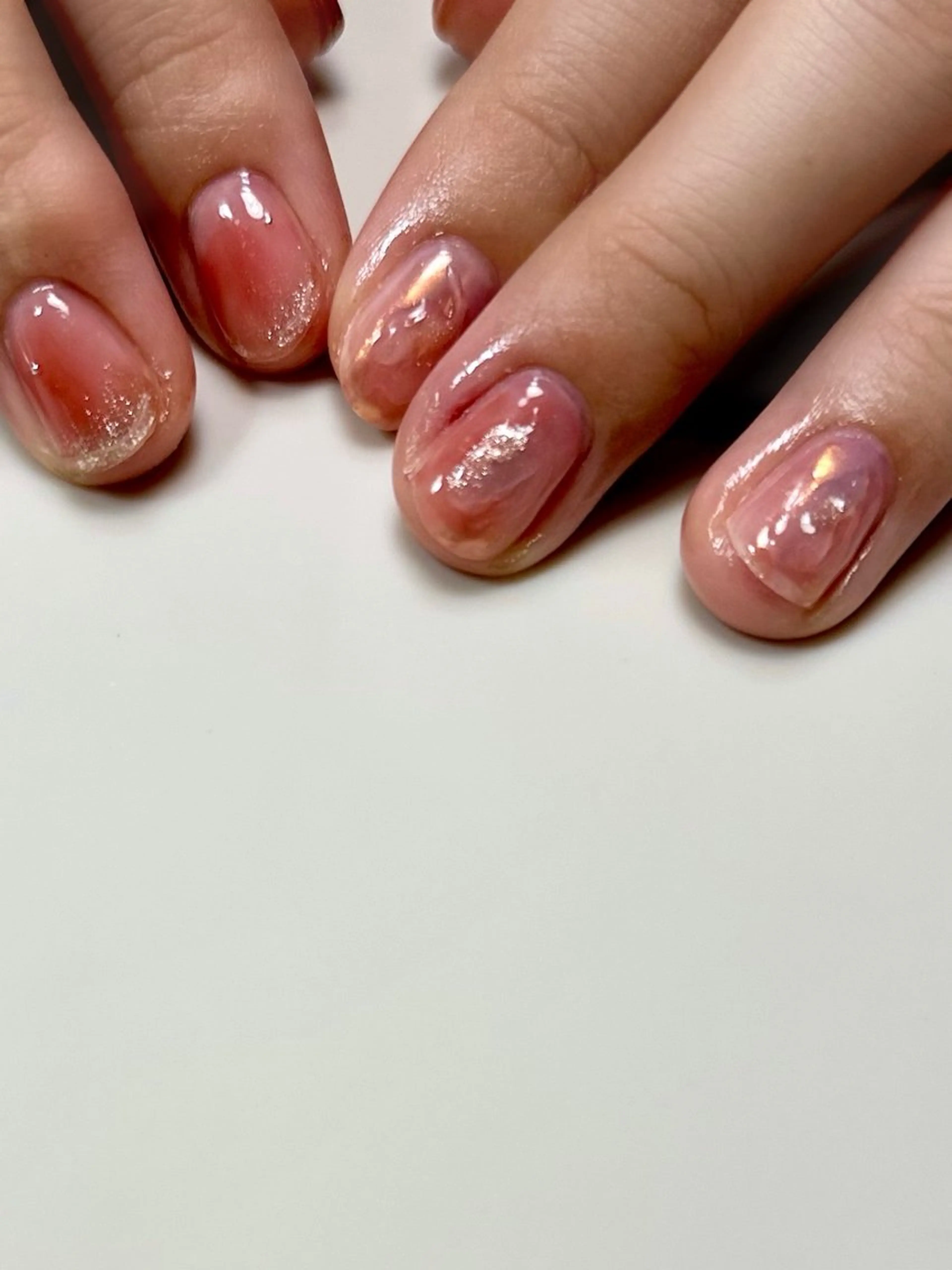 ネイル ニュアンスネイル ハンドネイル bibiwoo Ayakoのネイルデザイン