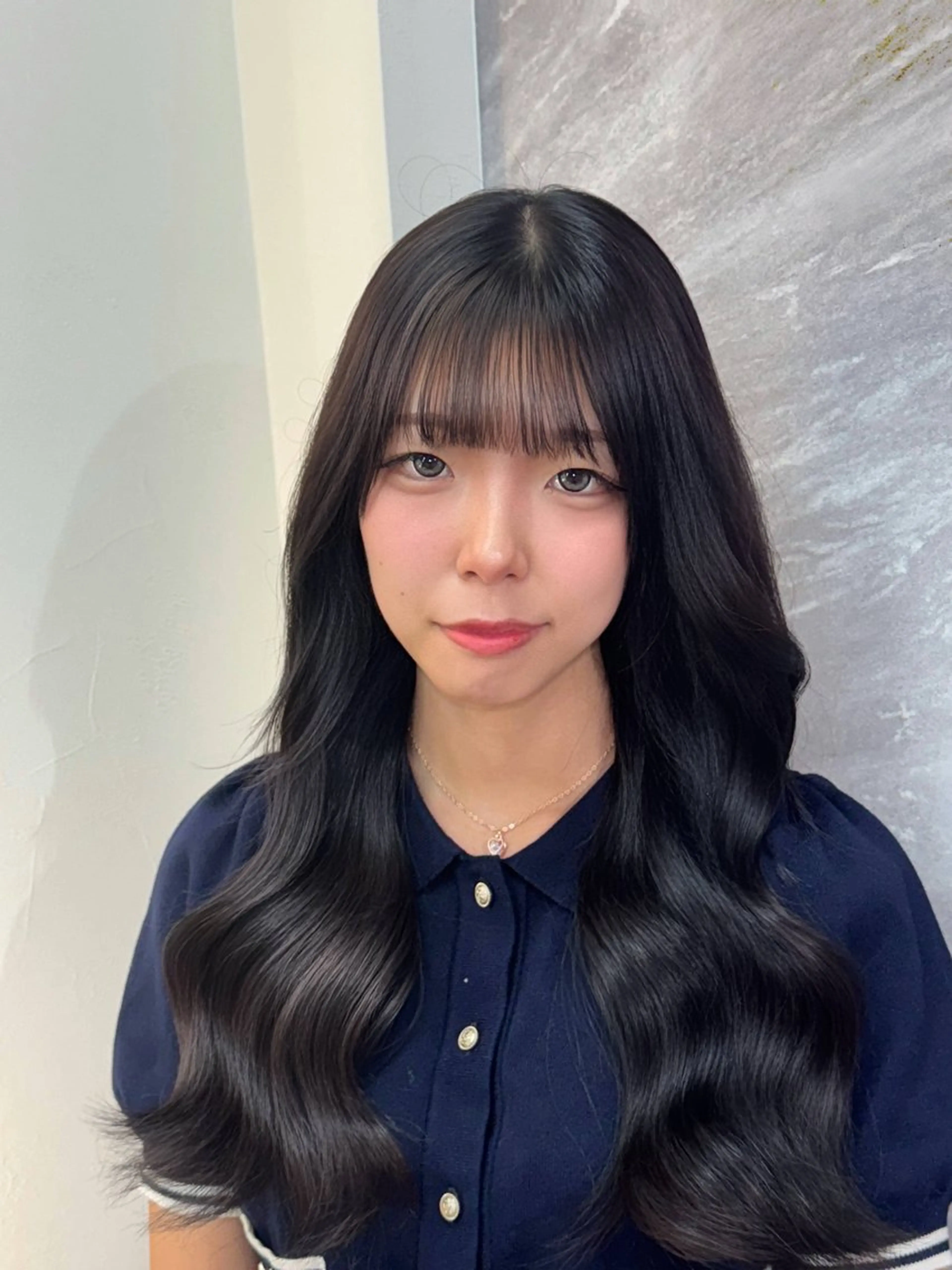 ロング ヘアカラー 韓国 透明感 🪽あんじぇ【池袋】のヘアスタイル