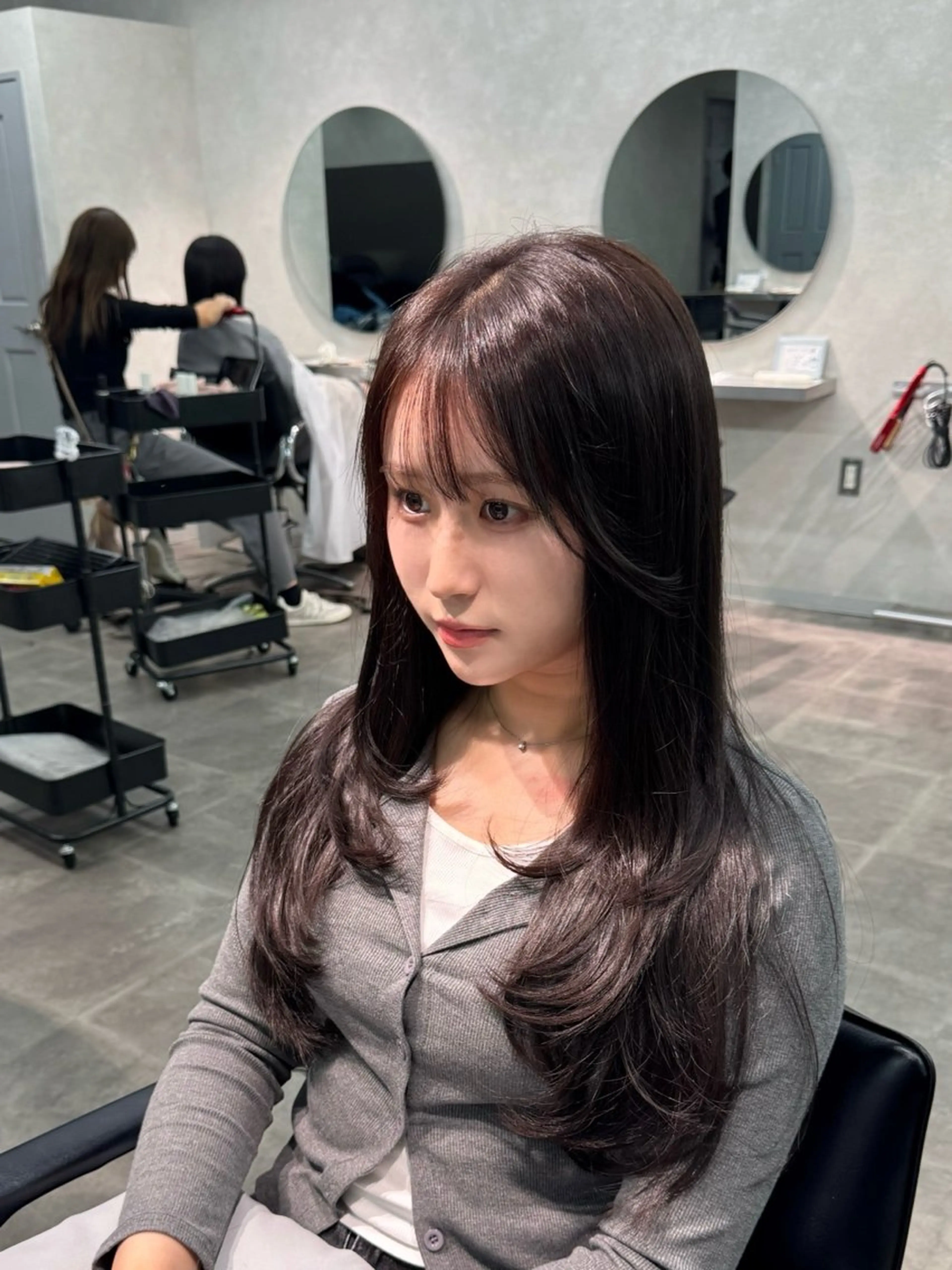 ロング 韓国特化🇰🇷千葉 /レイヤーカット竜生のヘアスタイル