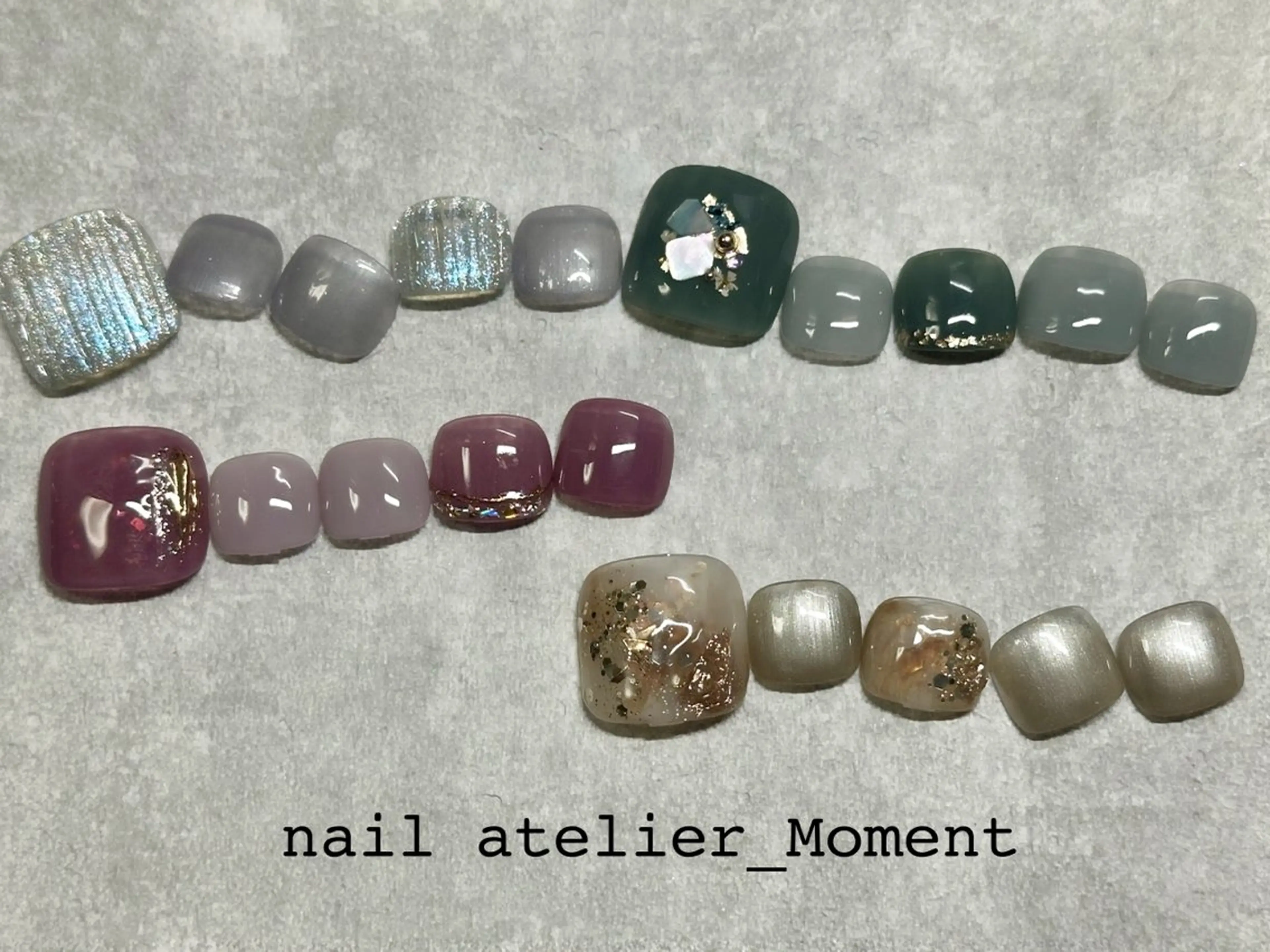 ネイル フットネイル nail atelier_Moment所属・nail Momentのネイルデザイン