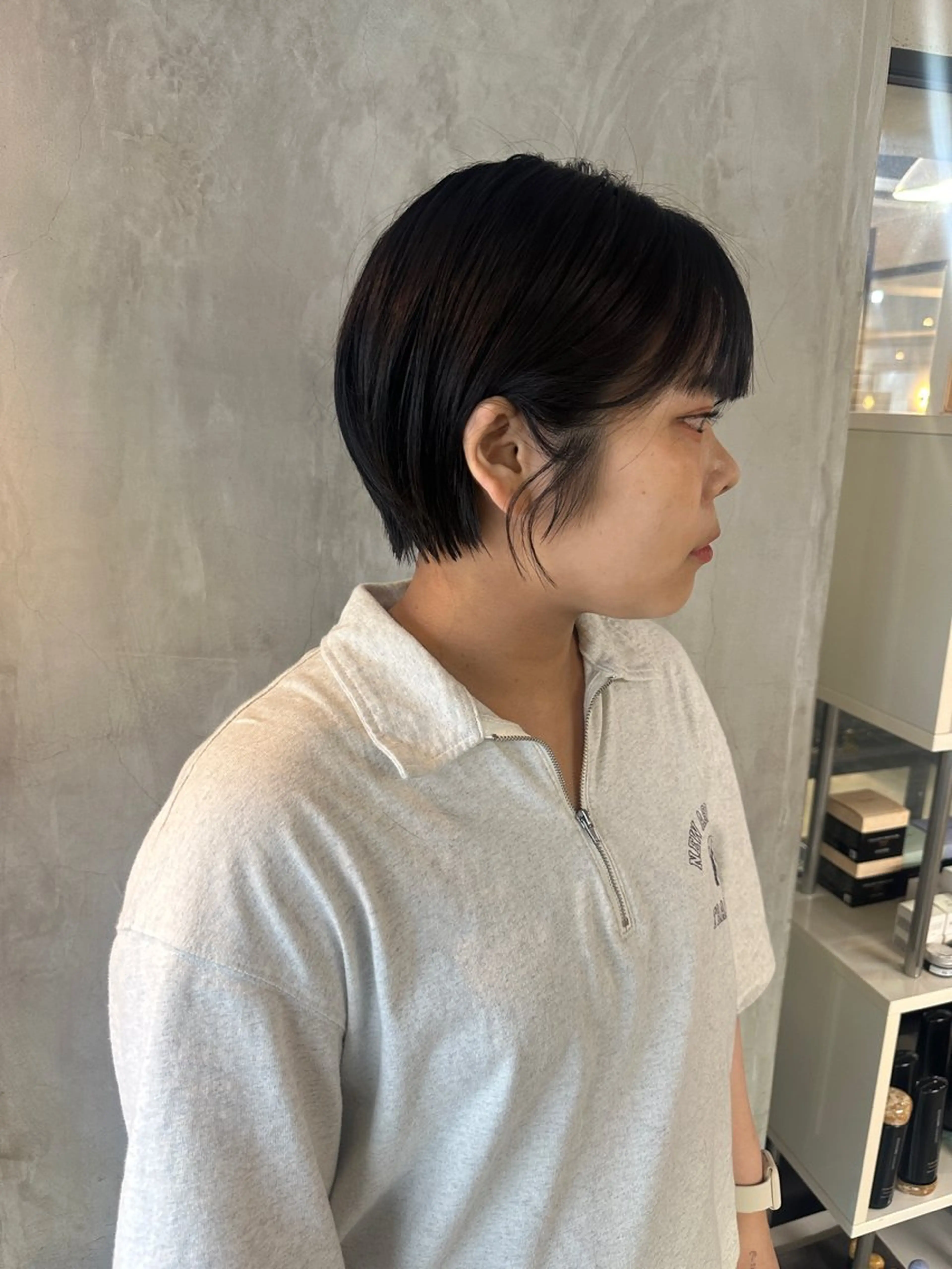 ショート カラー ヘアアレンジ ショートヘア カット トリートメント stylist/蛯谷 珠里のヘアスタイル