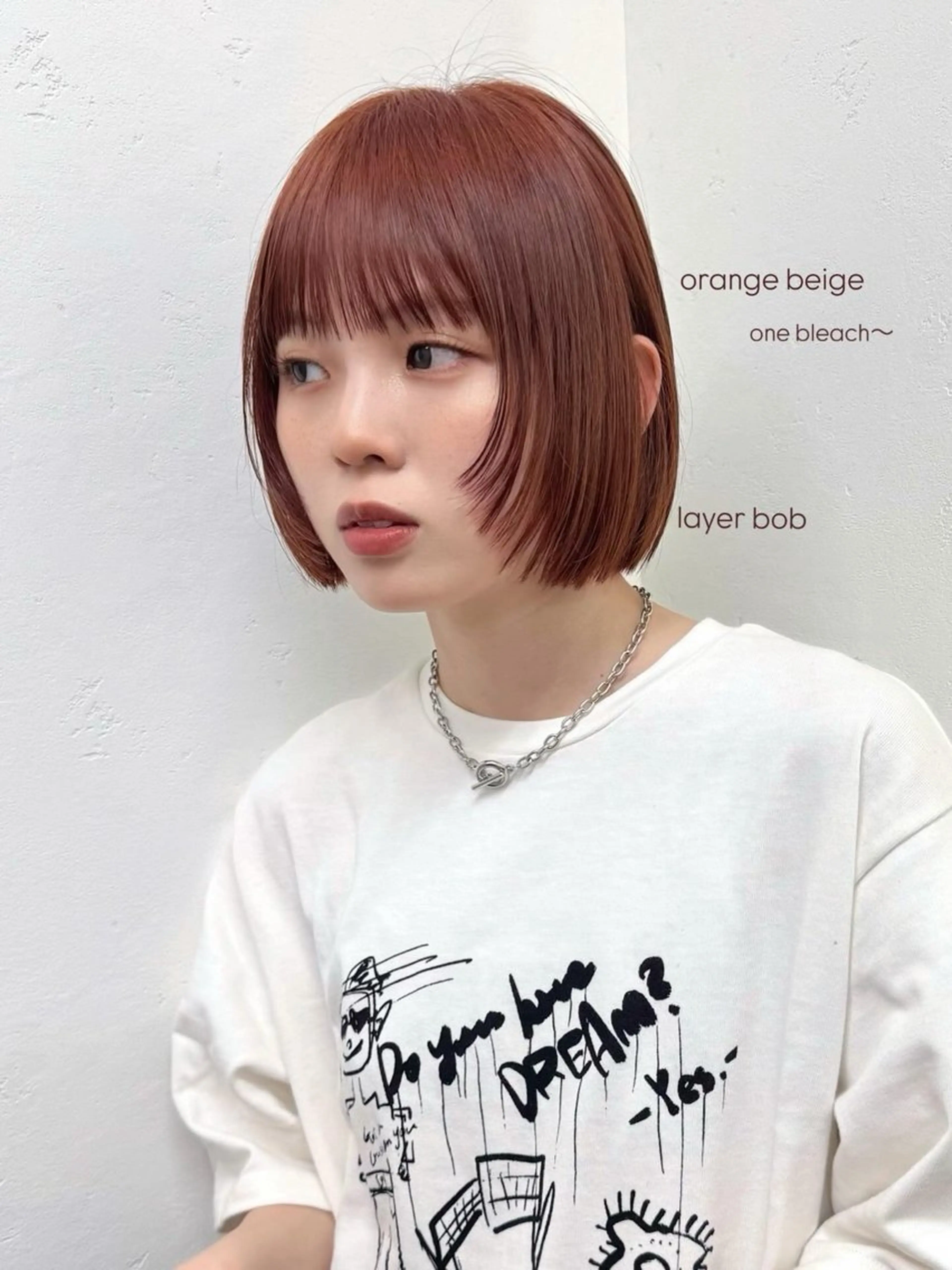 ショート カラー カット ヘアカラー トリートメント yuuka/ボブ/ダ ブルカラー/髪質改善のヘアスタイル