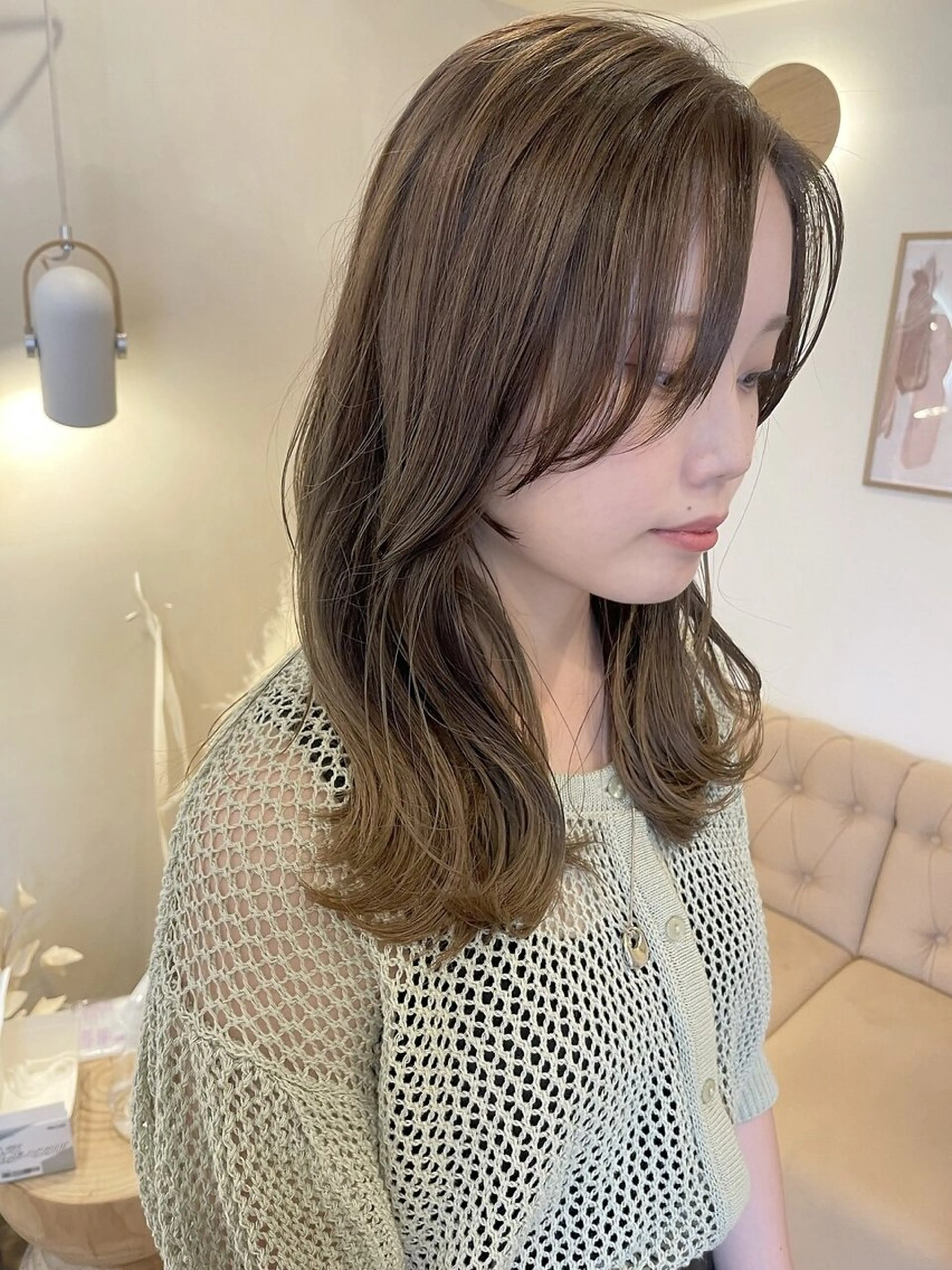 ミディアム カットモデル/ 名古屋/Ayakaのヘアスタイル