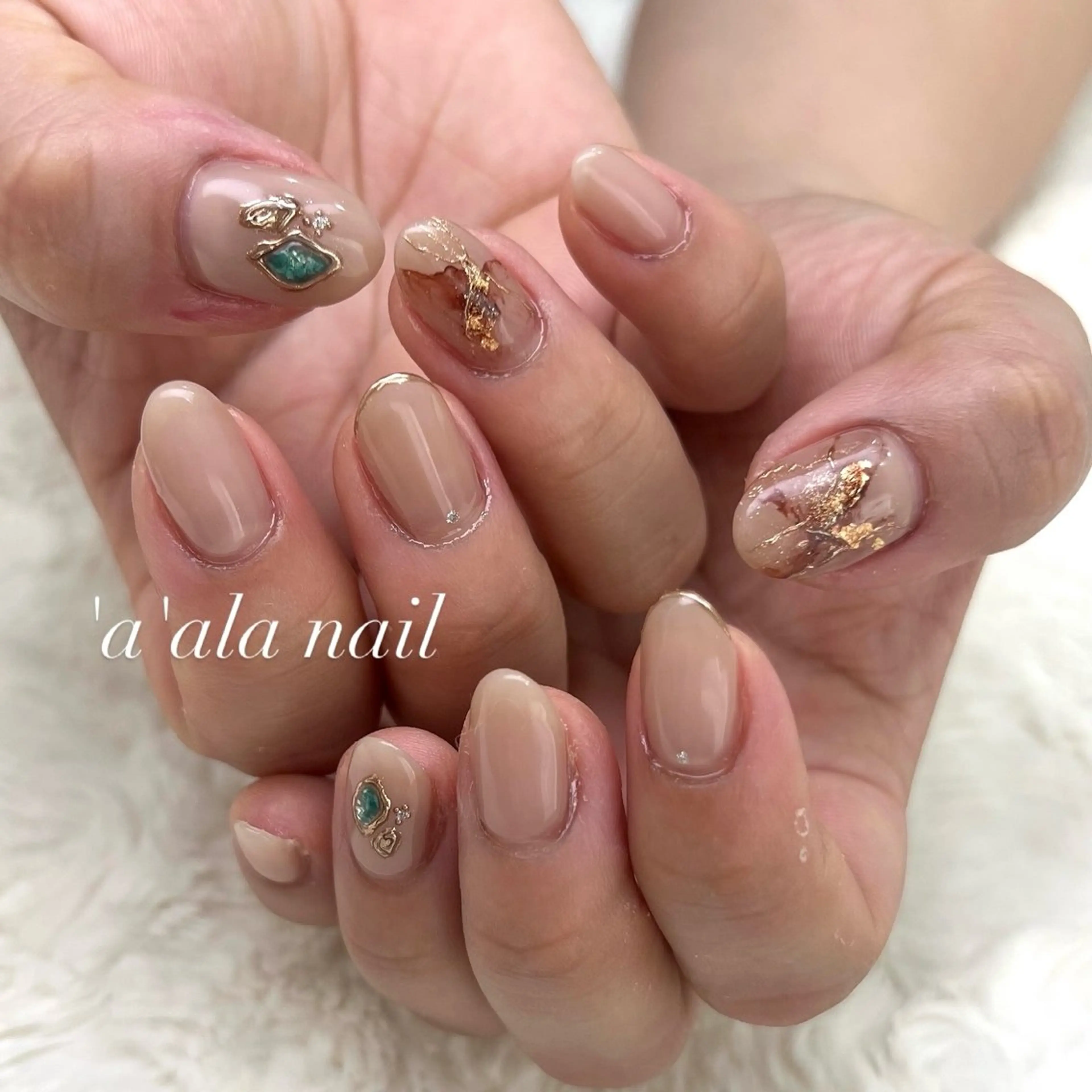 ネイル ハンドネイル 'a'ala nailのネイルデザイン