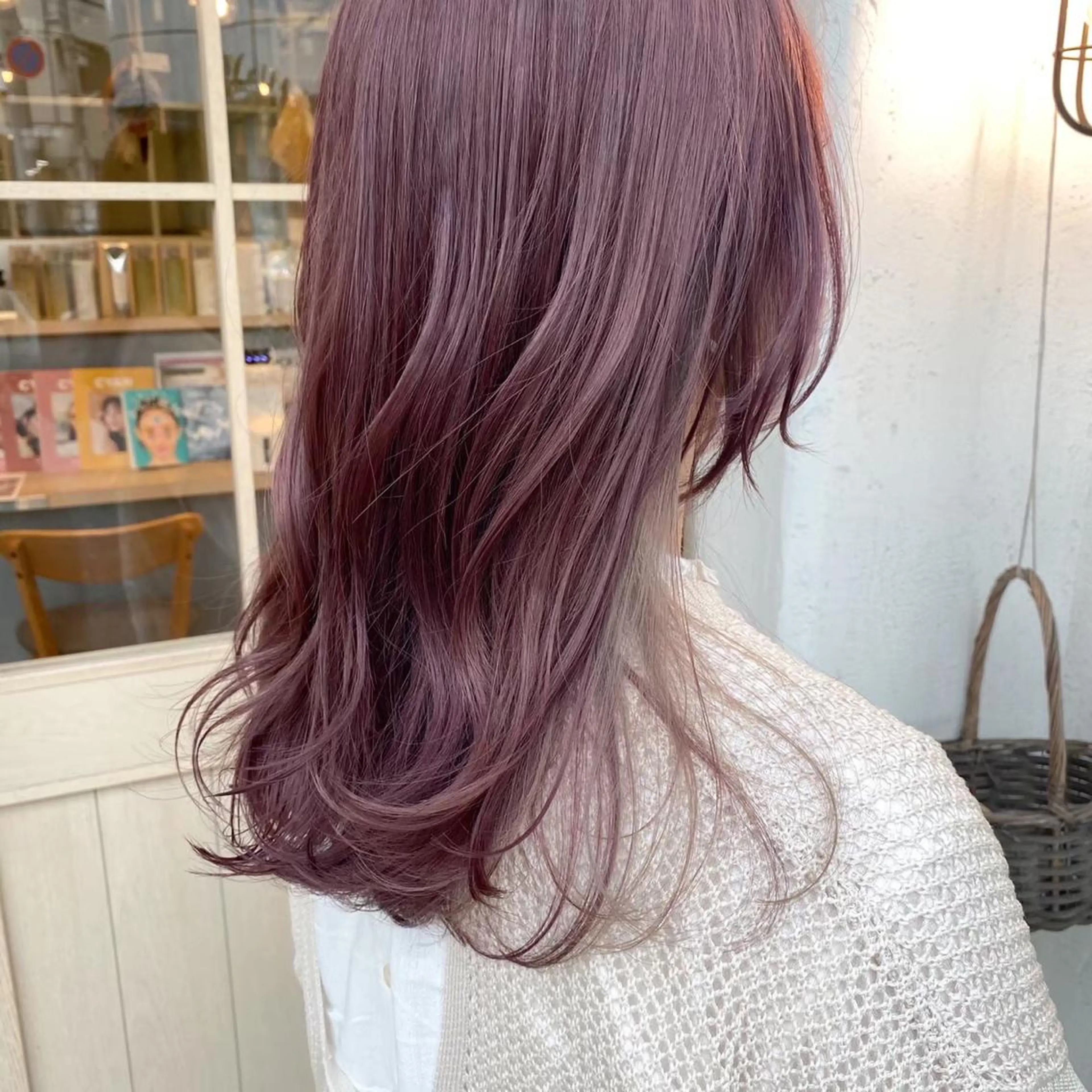 セミロング カラー ブリーチ mai ROCCO3rdのヘアスタイル