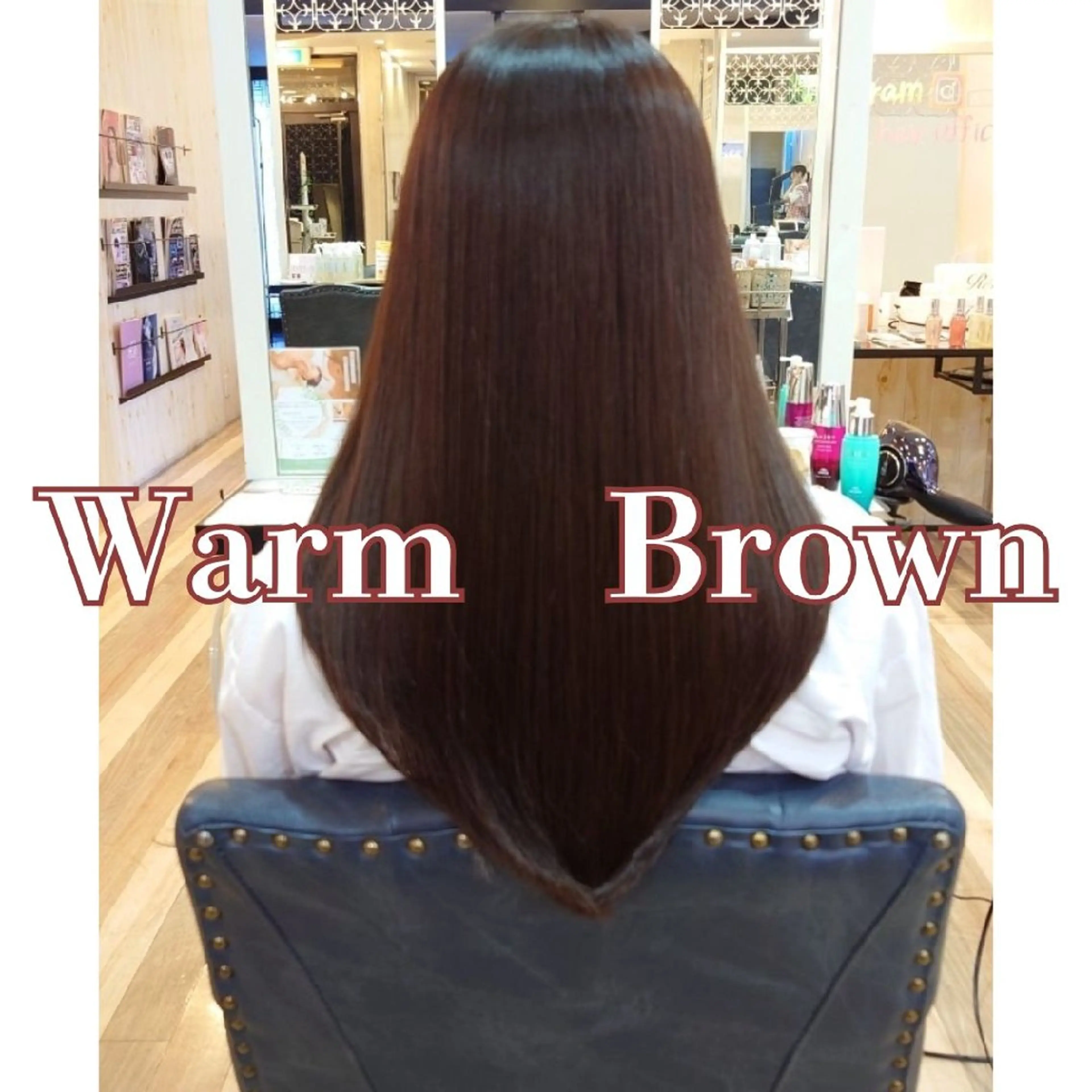 ロング カラー ブラウンカラー 髪質改善 カット ヘアカラー ヘッドスパ Russo(ルッソ)所属・こにし/蒲生四丁目 /髪質改善/スパのヘアスタイル