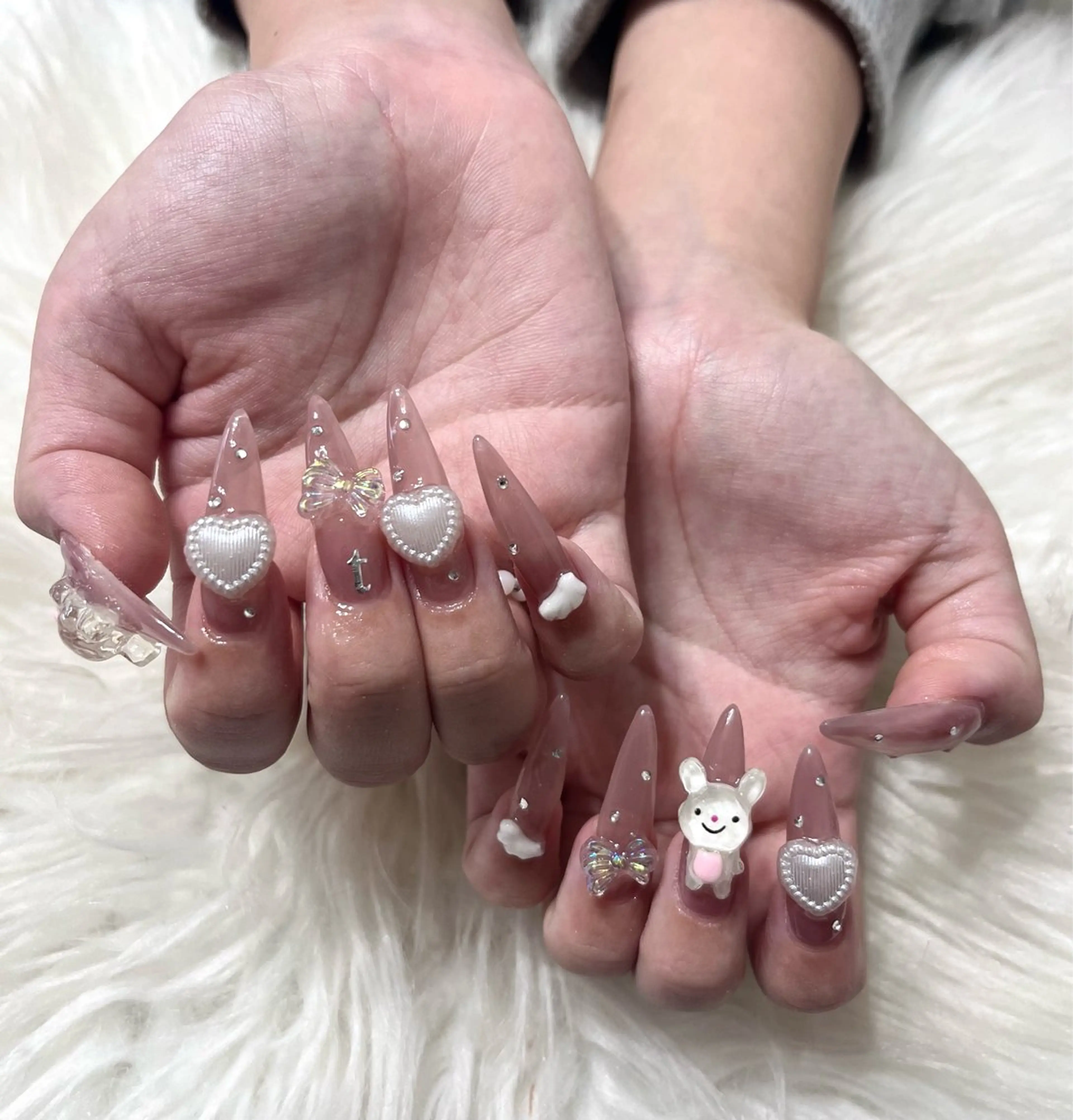 ロング ハンドネイル JJ nail salonのネイルデザイン