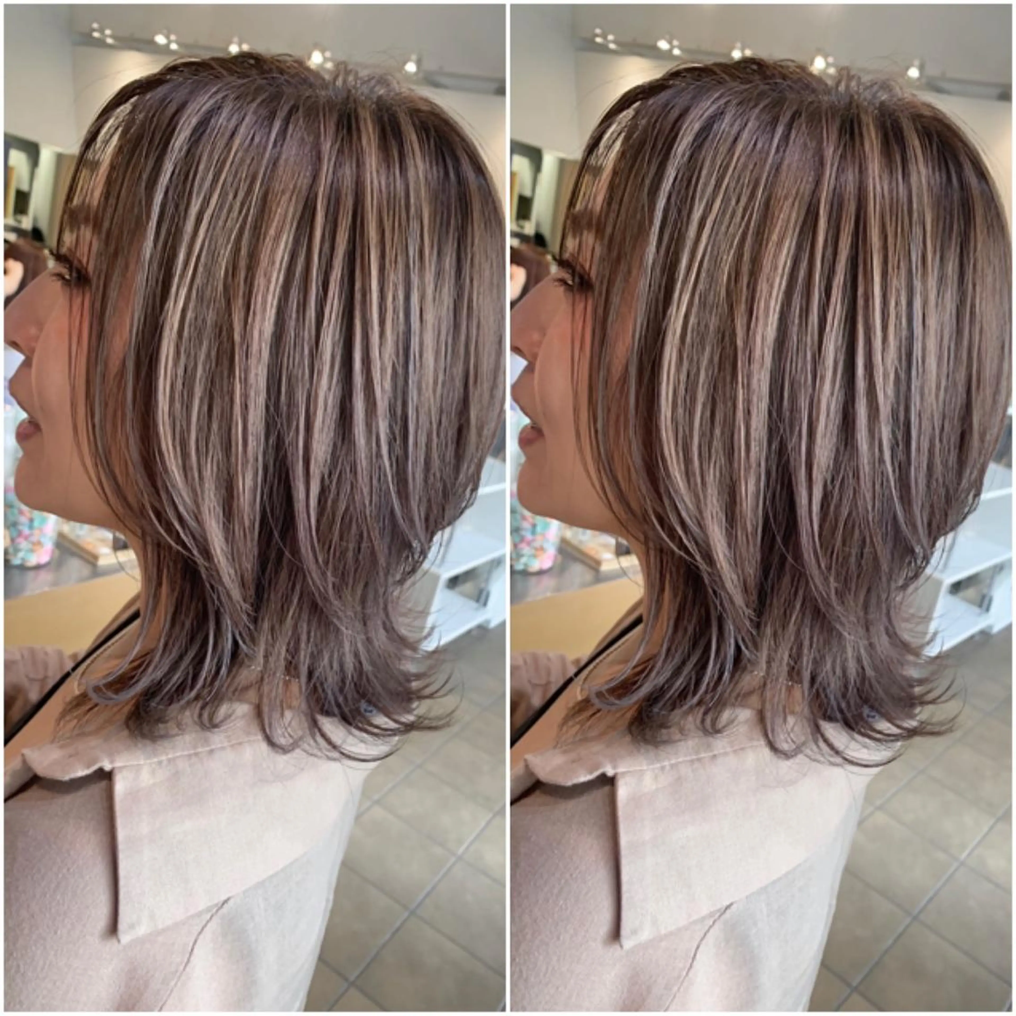 ショート カラー ブリーチ ケアブリーチ 透明感カラー イルミナカラー トリートメント 髪質改善 Noe心斎橋店のヘアスタイル