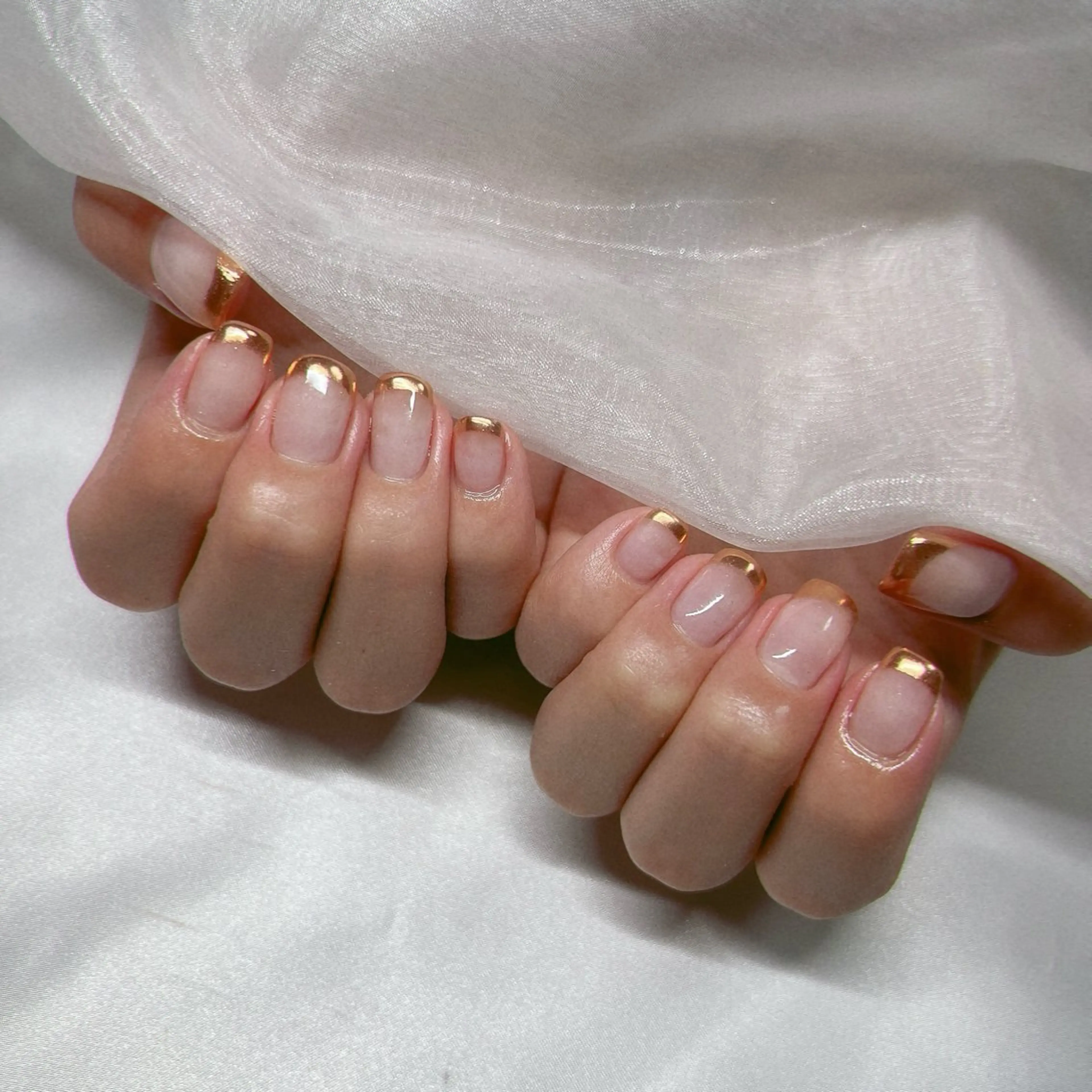 ネイル ジェルネイル 韓国ネイル ラメ(グリッター) マグネットネイル ミラーネイル ハンドネイル -nail salon-Reward所属・nail salon Rewardのネイルデザイン