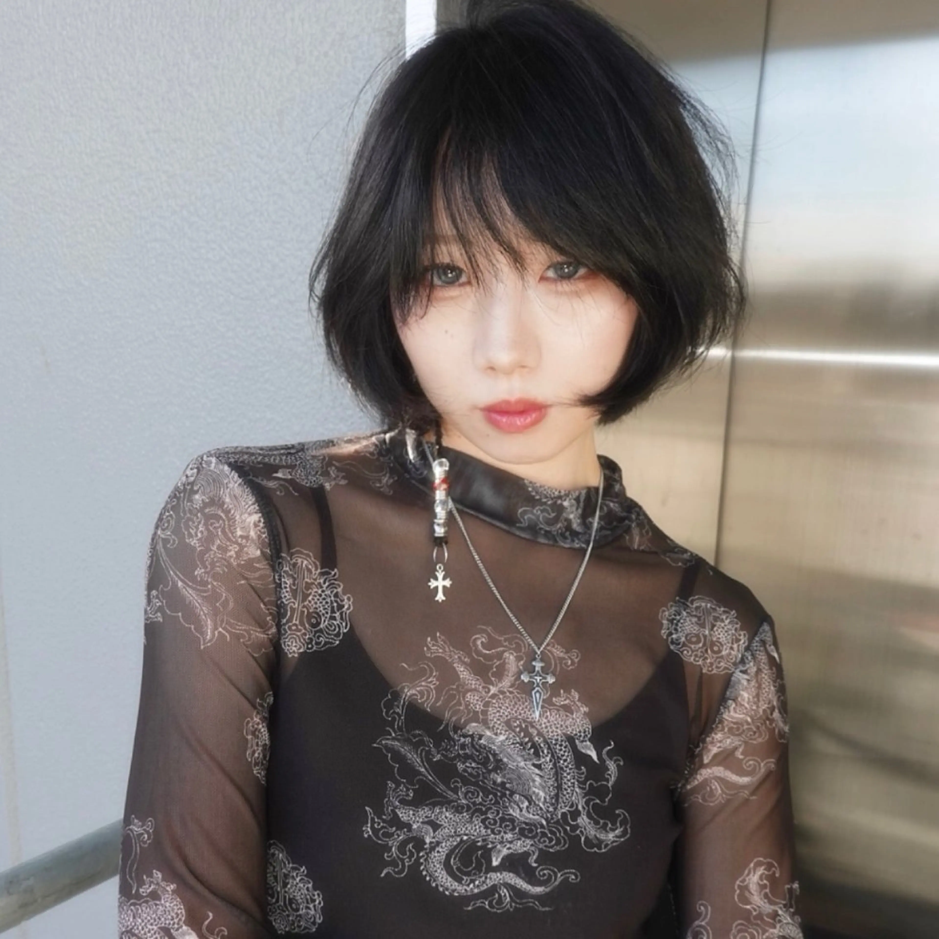 ショート ヘアアレンジ カット ヘアカラー エクステ ヘアセット bloc japon所属・ﾌﾞﾚｲｽﾞ˚✧₊⁎ ﾚｲﾔｰToriのヘアスタイル