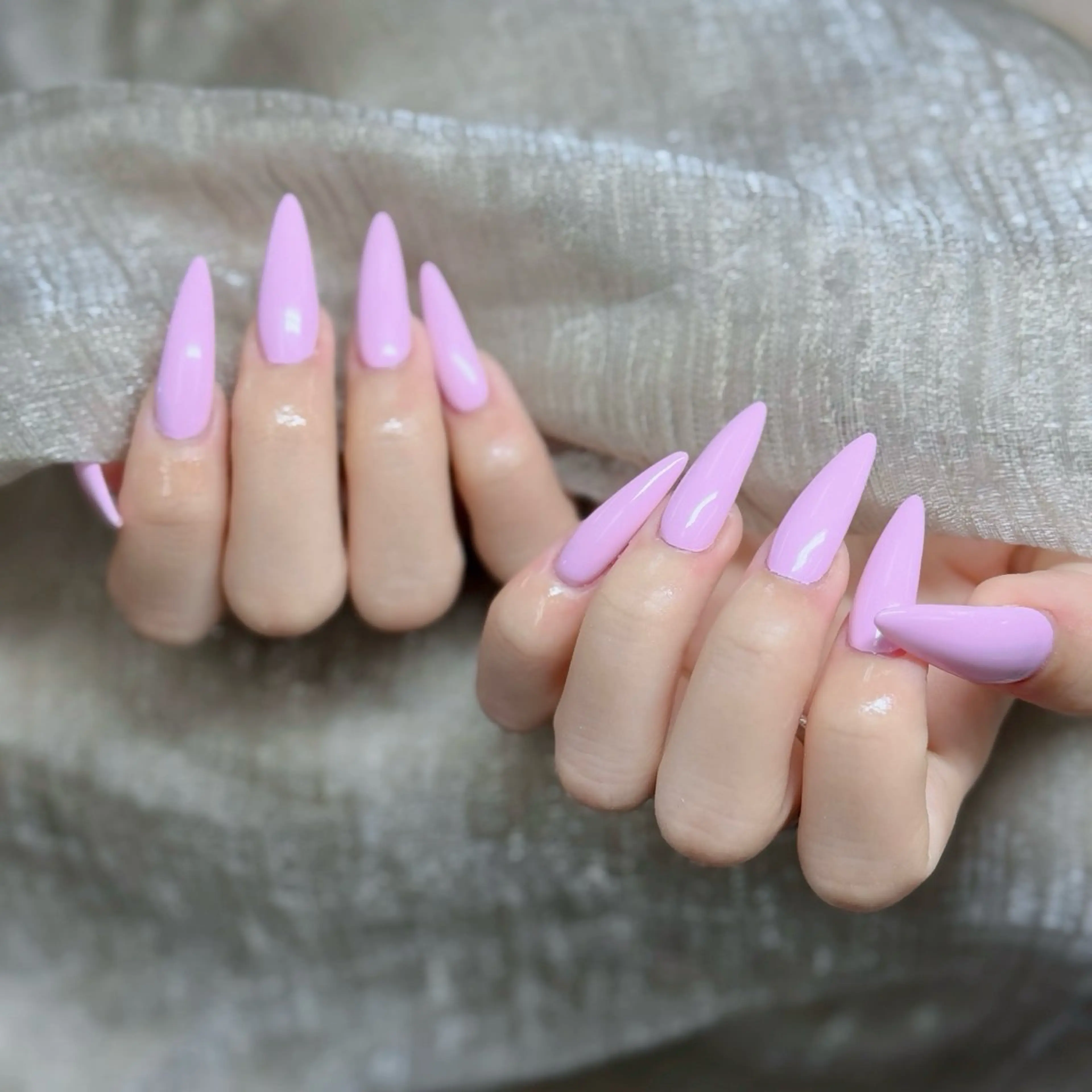 ネイル ロングネイル マグネットネイル リボン 夏ネイル スーパーロングネイル Hani Nail Salonのネイルデザイン