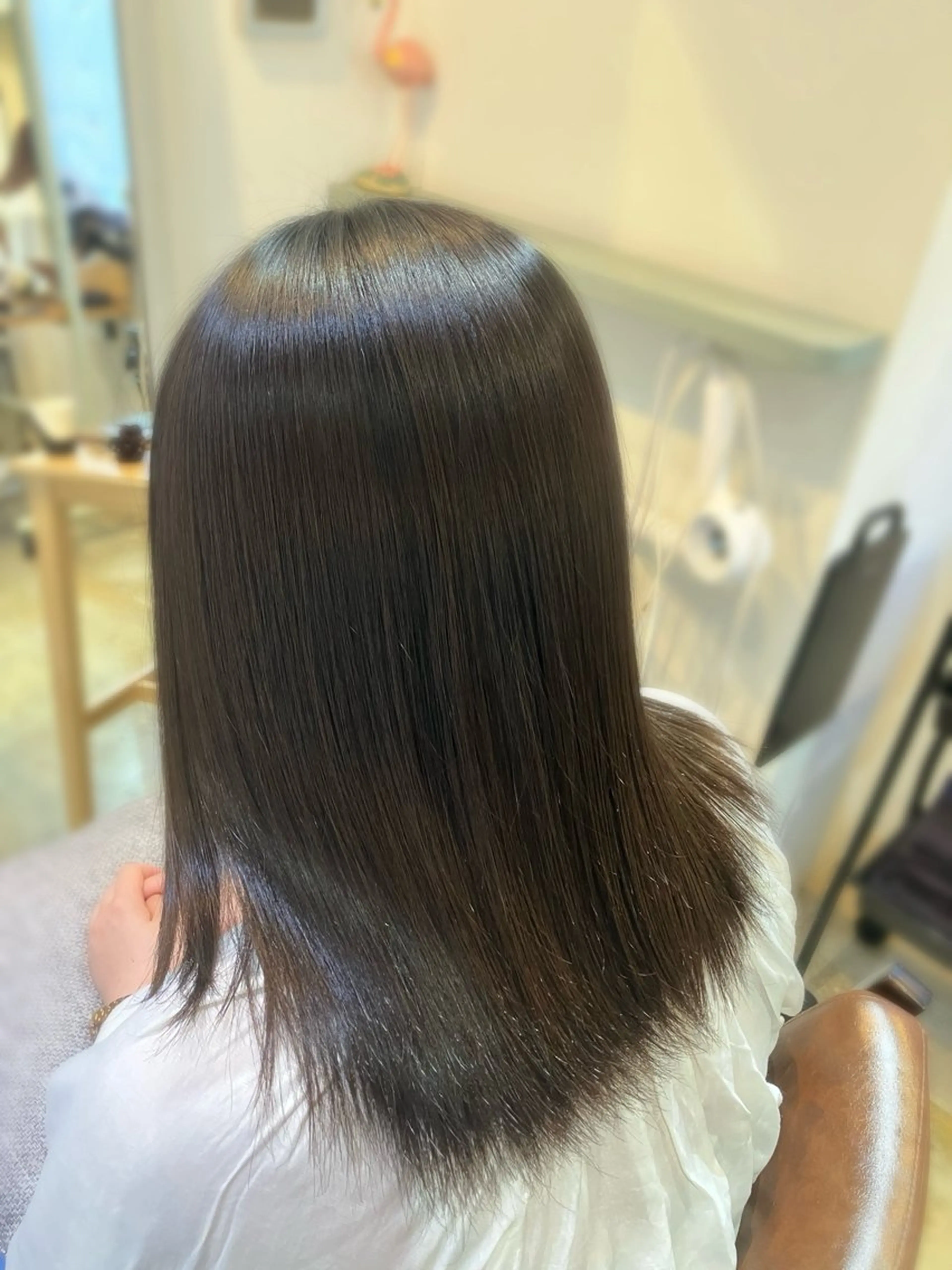 ミディアム 縮毛矯正 カット 縮毛矯正 🫧縮毛矯正支持率 No.1 ほのか🫧のヘアスタイル